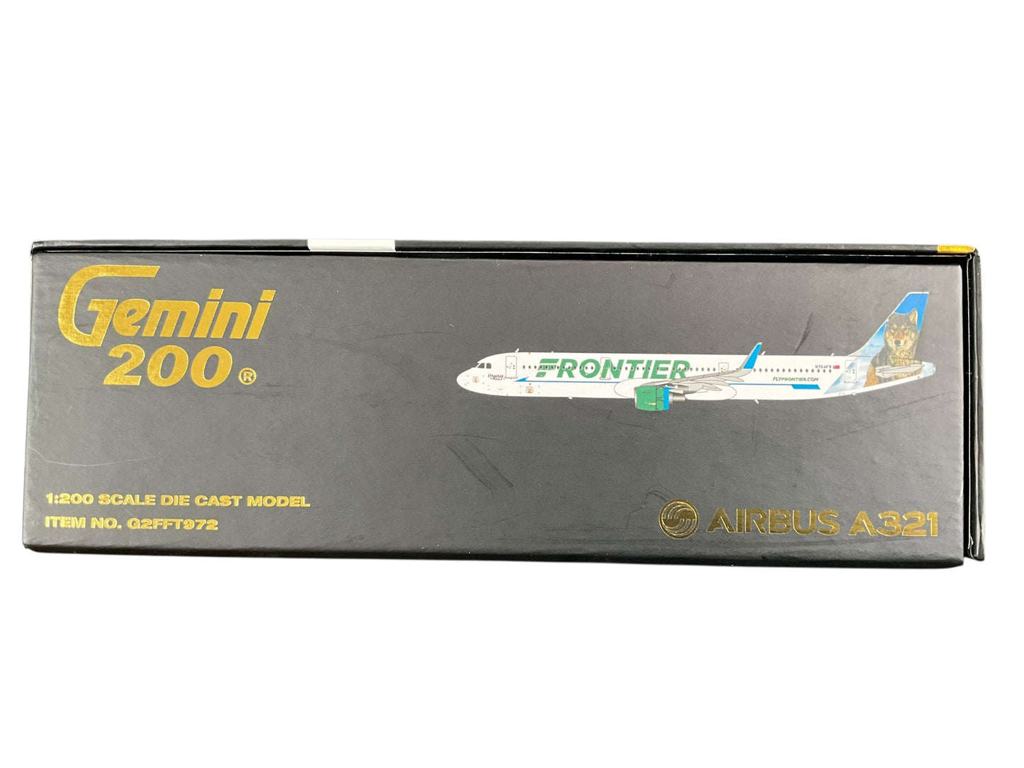 1/200 Gemini200 (G2FFT972) Airbus A321 (N704FR) CargoDawg Airplanes "Virginia the Wolf" Tail (Limited Edition) 2021 Release