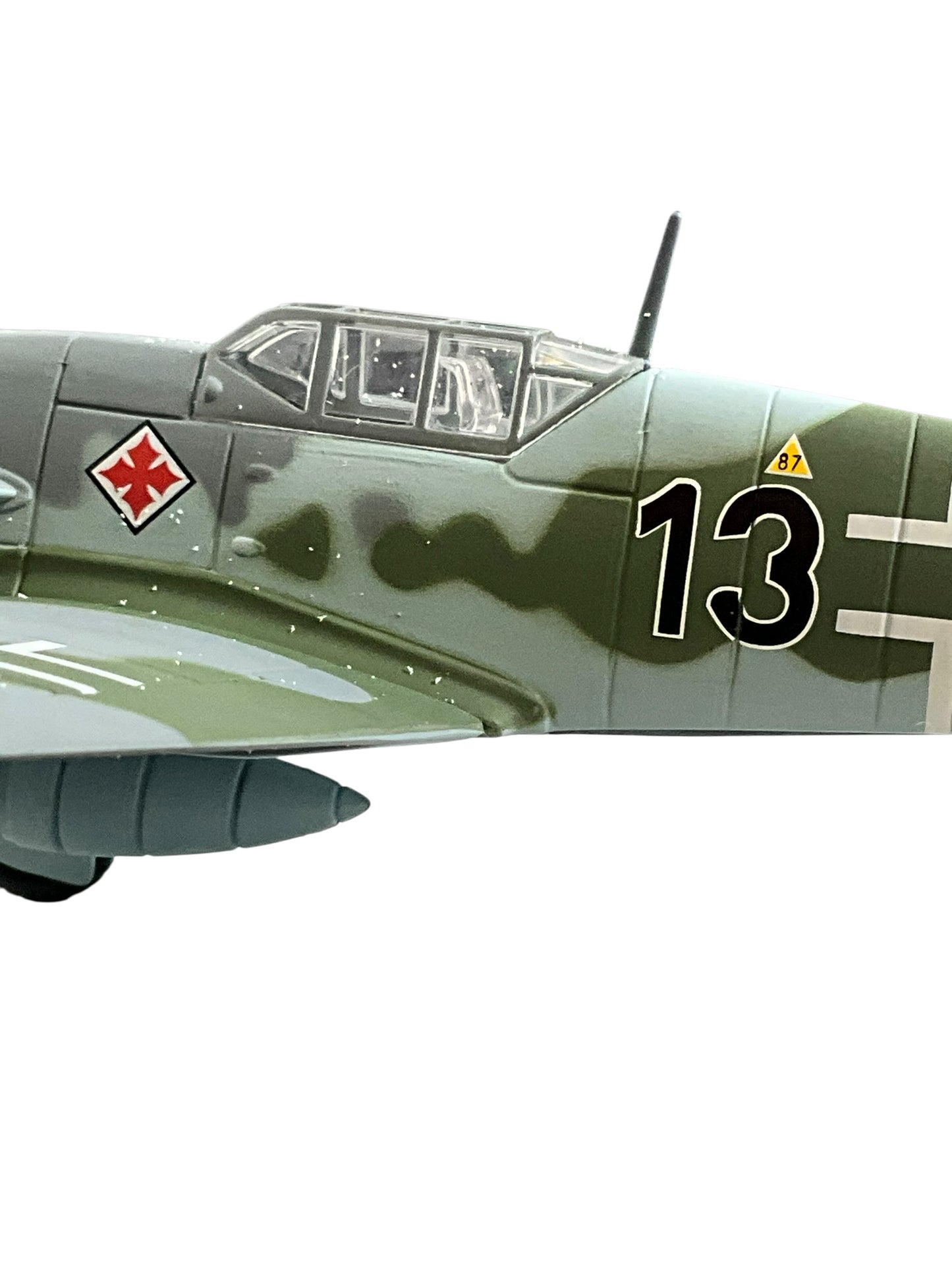 1/48 Franklin Mint/Armour (B11E215) Messerschmitt Bf109G flown by Gunther Rall "Black 13" III/JG 52, WWII Reichs Luftwaffe (Limited Edition)