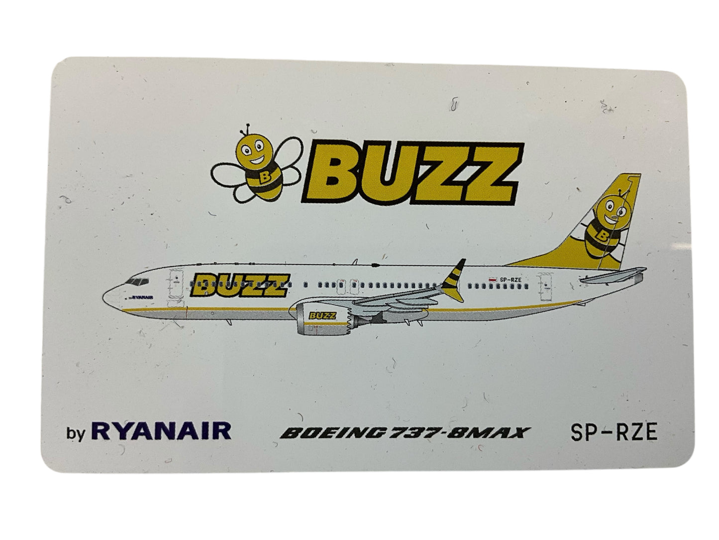 1/200 JC200 (EW238M004) Boering B737-8MAX (SP-RZE) "BUZZ" - by Ryanair (Limited Edition)