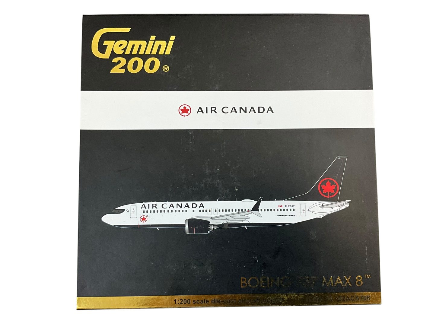 1/200 Gemini200 (G2ACA706) Boeing B737-MAX8 (C-FTJV) ACA 6th-Livery Air Canada (Limited Edition) 2018 Release