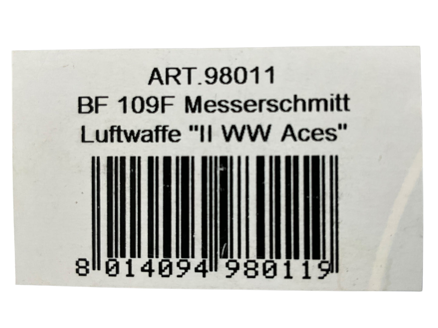 1/48 Armour (ART.98011) Messerschmitt Bf109F-2 flown by Major Werner Mölders Jagdgeschwader 51 (JG51) "Battle of Britain" WWII Reichs Luftwaffe (Limited Edition)