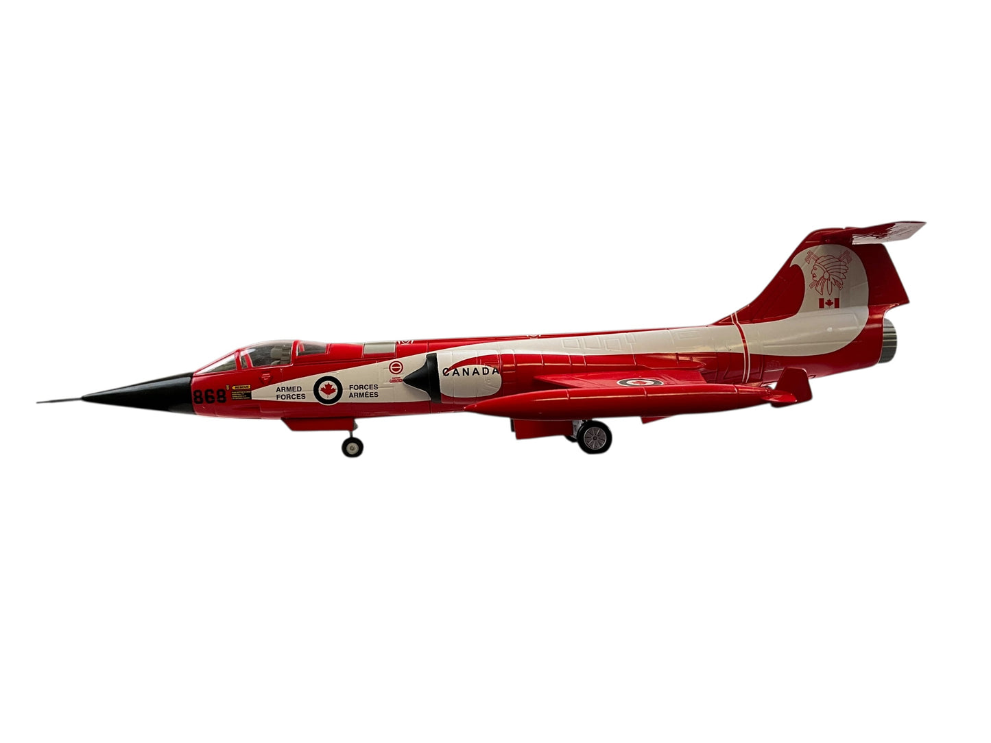 1/48 Franklin Mint/Armour (B11E090) Canadair CF104 (F104G) Starfighter (104668) 421 "Red Indian" Sqdn (Retirement Scheme) Canadian Armed Forces (Limited Edition)