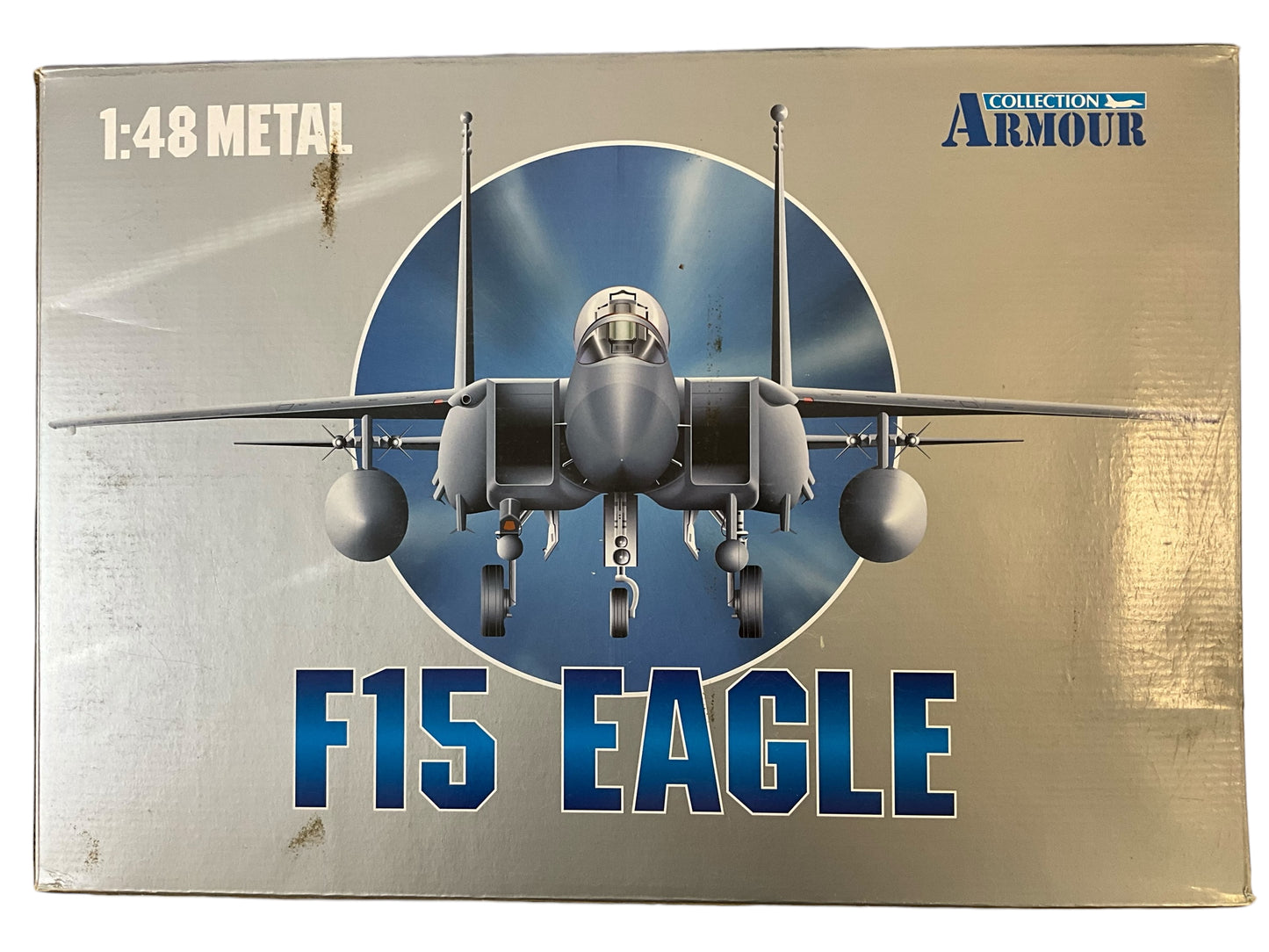 1/48 Armour/Franklin Mint (98049) McDonnell Douglas F15C Eagle (LN AF84-014) - Low Vis 2-Tone Gray Livery - 493rd FS - Grim Reapers - U.S.A.F. Europe (Limited Edition)
