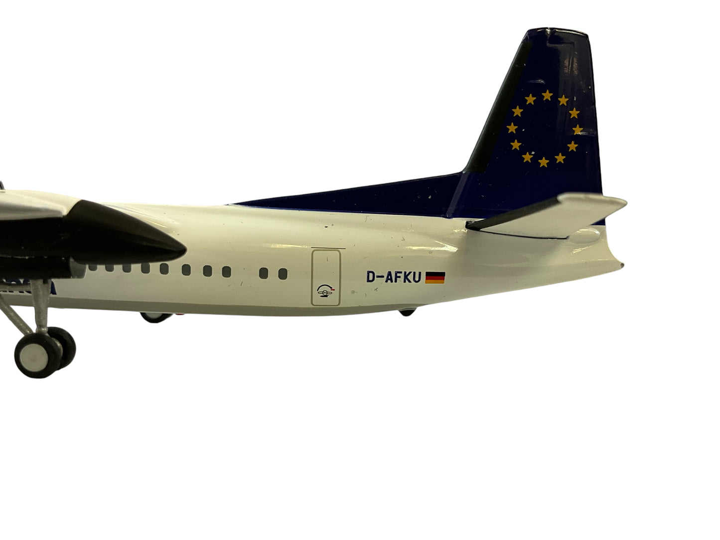 1/200 JC200 (SA2022) Fokker50 (D-AFKU) Operated by Contact Air - Team Lufthansa (Limited Edition)