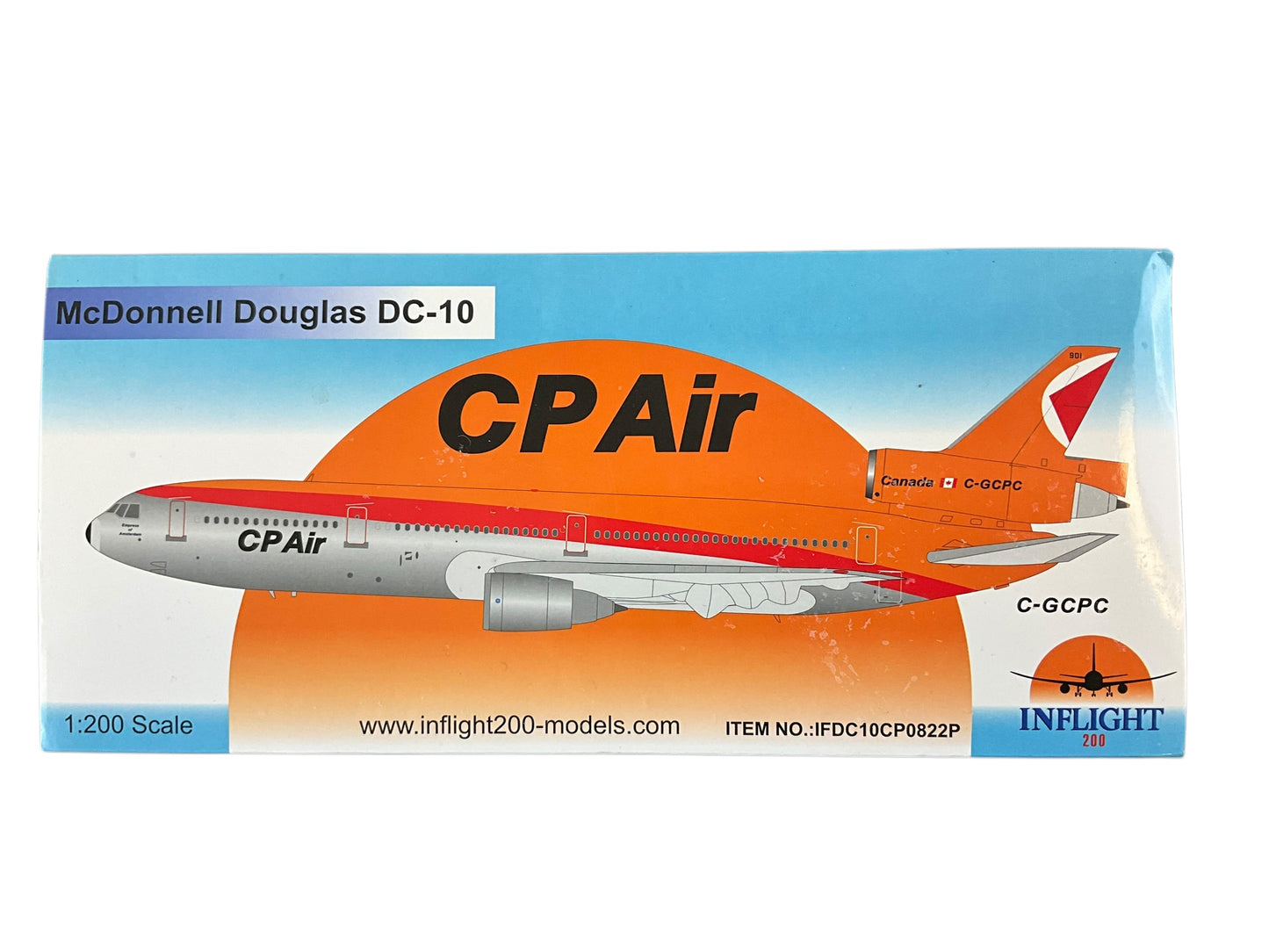 1/200 Inflight200 (IFDC10CP0822P) McDonnell Douglas DC10-30 (C-GCPC) CP Air (Limited Edition)