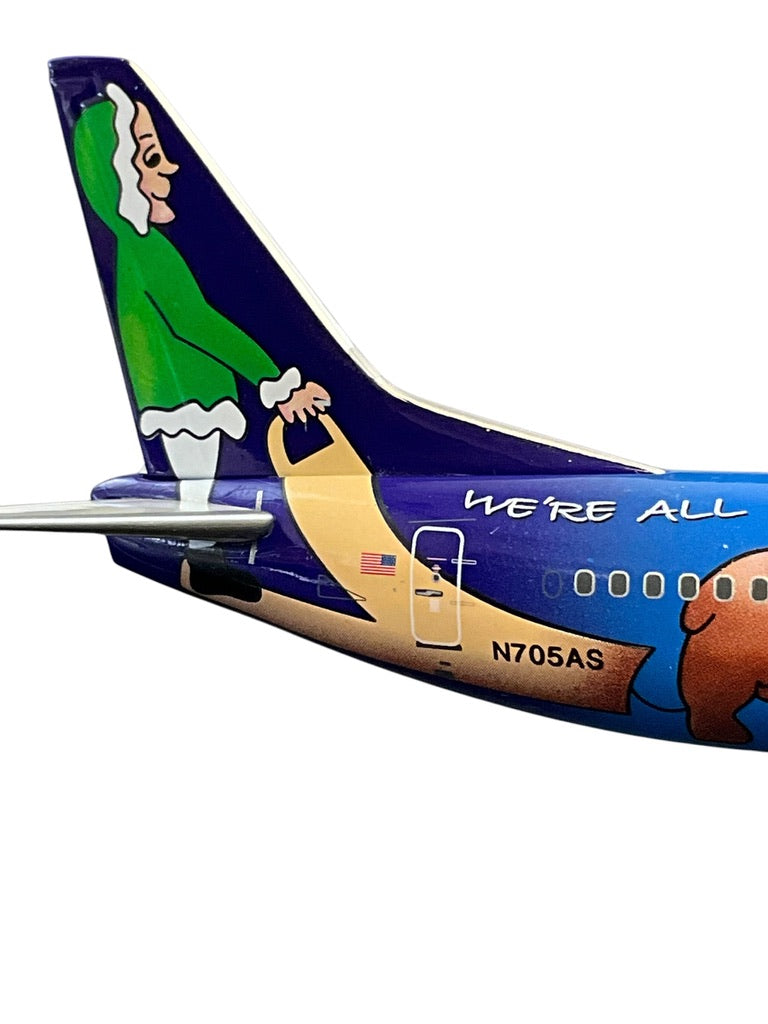 1/200 Gemini200 (G2ASA174) Boeing B737-400 (N705AS) "CargoDawg" DogSled & Alaska Attractions Livery - Alaska Airlines (Limited Edition) 2009 Release