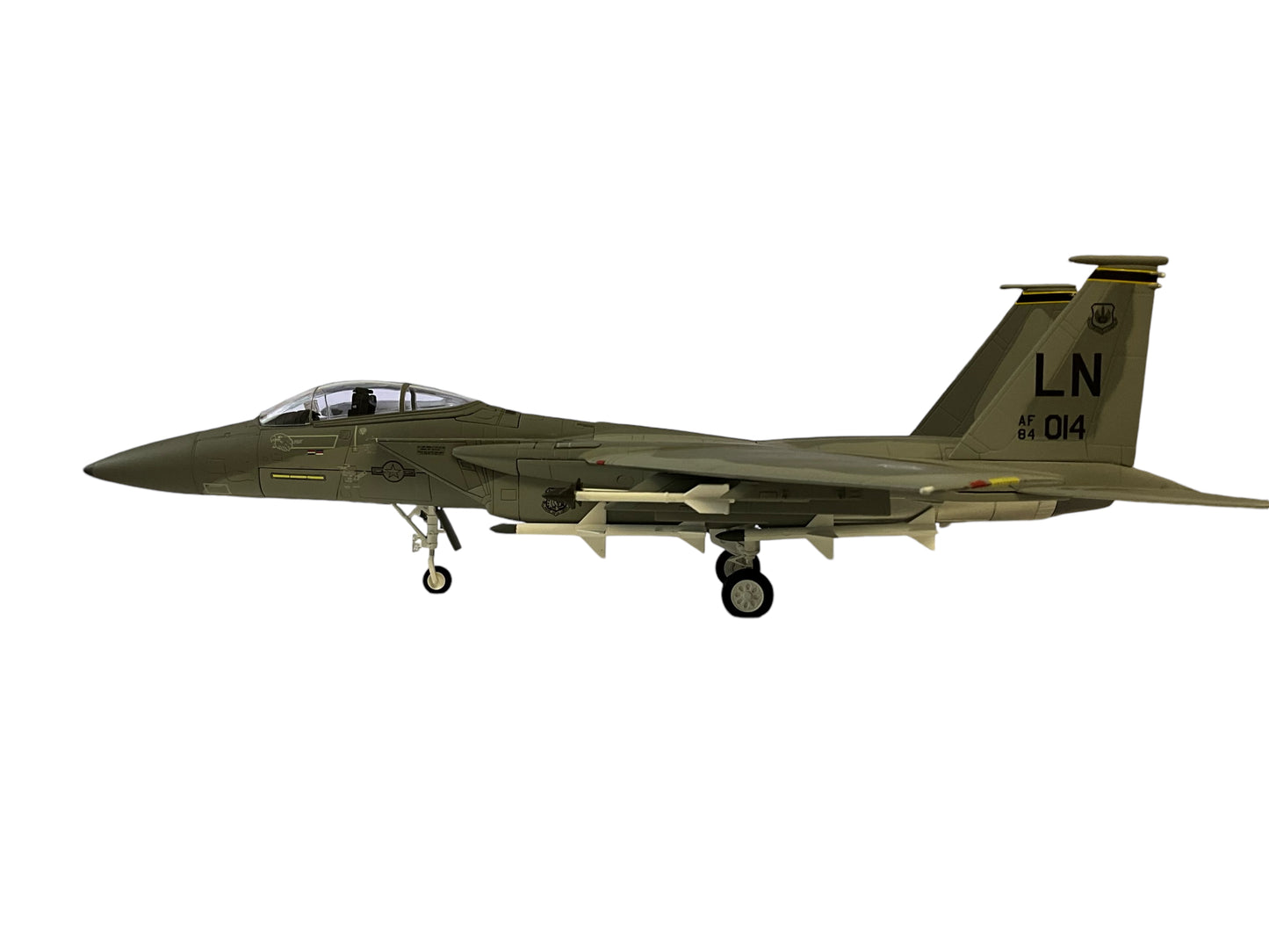 1/48 Armour/Franklin Mint (98049) McDonnell Douglas F15C Eagle (LN AF84-014) - Low Vis 2-Tone Gray Livery - 493rd FS - Grim Reapers - U.S.A.F. Europe (Limited Edition)