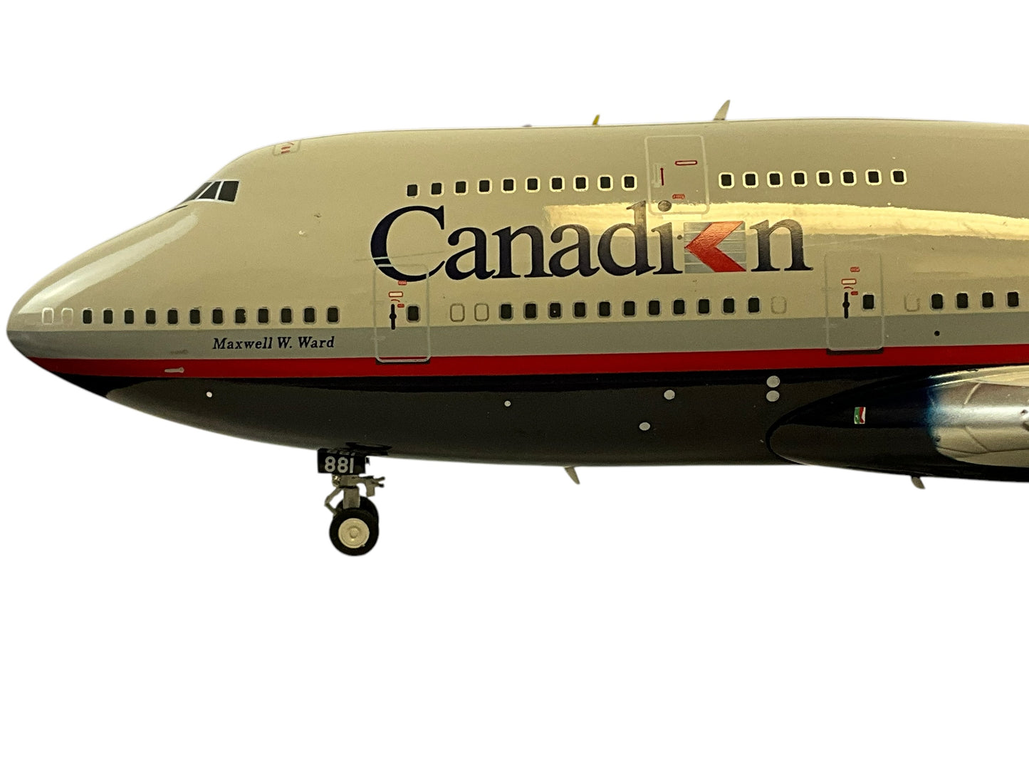 1/200 (Inflight200) B-Models (BP-744-100) Boeing B747-475 (C-GMWW) " Maxwell W. Ward " Boeing's 100th B747-400" 1st CDN "Chevron" Livery - Canadian Airlines International (Limited Edition)