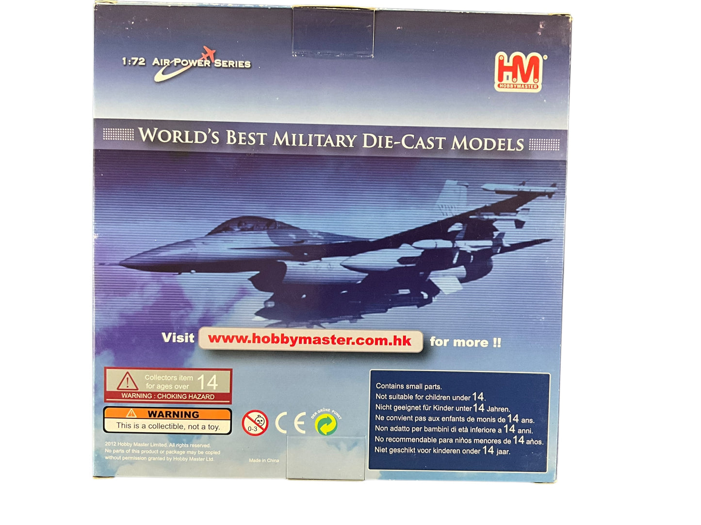 1/72 HobbyMaster (HA3825) General Dynamics F16A (Fighting Falcon) Netz (124) 115 "Flying Dragon Sqdn" I.A.F. 2012 (Limited Edition of Only 1000)