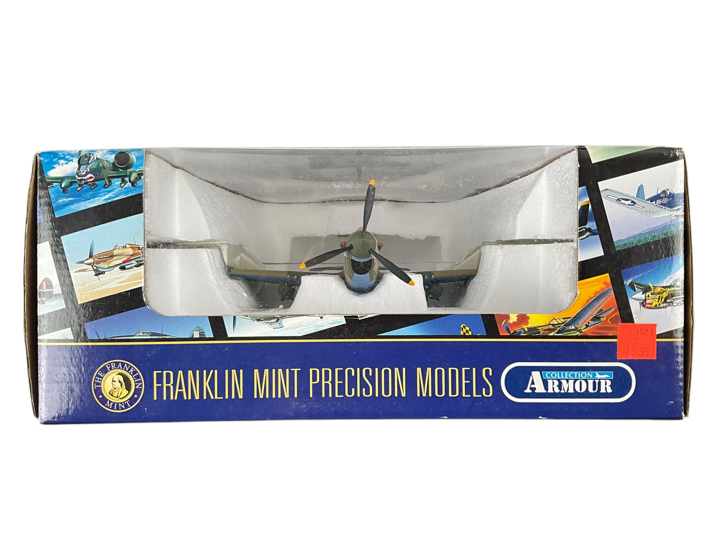 1/48 Franklin Mint/Armour (B11B622) Curtiss P40 WarHawk (ET601) flown bt Lt. J.D.Landers (5-Kills) "Texas Longhorns" 49th FG, 9th FS, U.S.A.A..F. (Limited Edition)