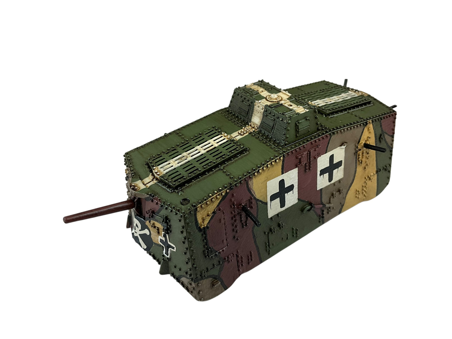 1/72 Wings of the Great War (WGW10002) WW-I German A7V Panzer (Tank) #503 Abteilung 1/3 Resin Model (Limited Edition)
