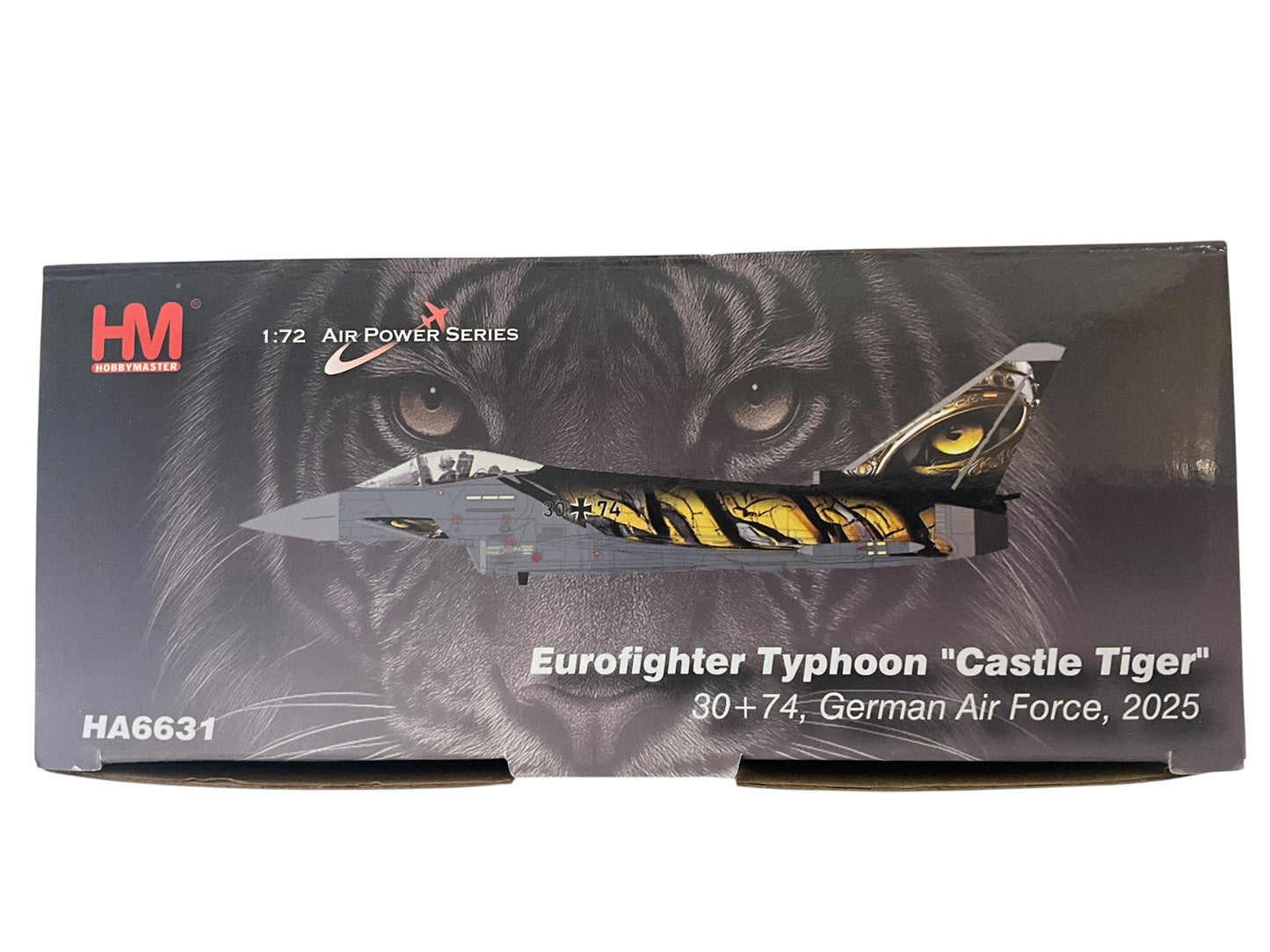 1/72 HobbyMaster (HA6631) EuroFighter EF2000 Typhoon-S (30+74) "Castle Tiger" Tactical Air Wing 74 (TaktLwG 74) "Bavarian Tigers" Deutsche Bundes Luftwaffe (Limited Edition)