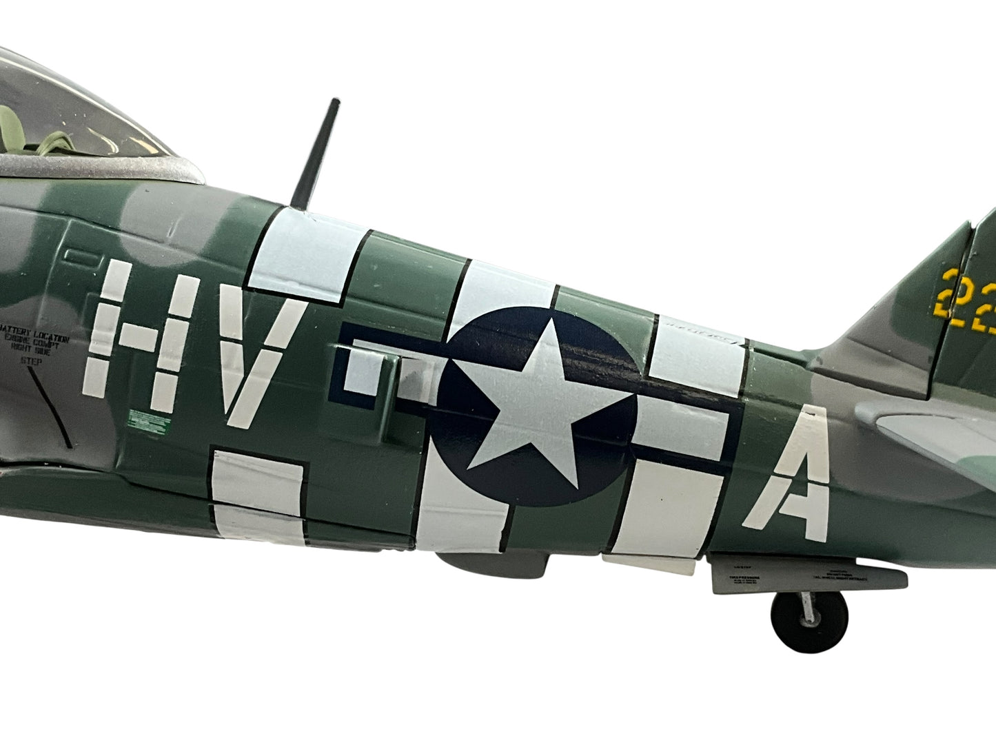 1/48 Armour/Franklin Mint (98146) Republic P47D Thunderbolt (HV+A - 226418) flown by Colonel Francis "Gabby" Gabreski WWII Fighter "ACE" 61FS, 56FG, U.S.A.A.F. (Limited Edition)