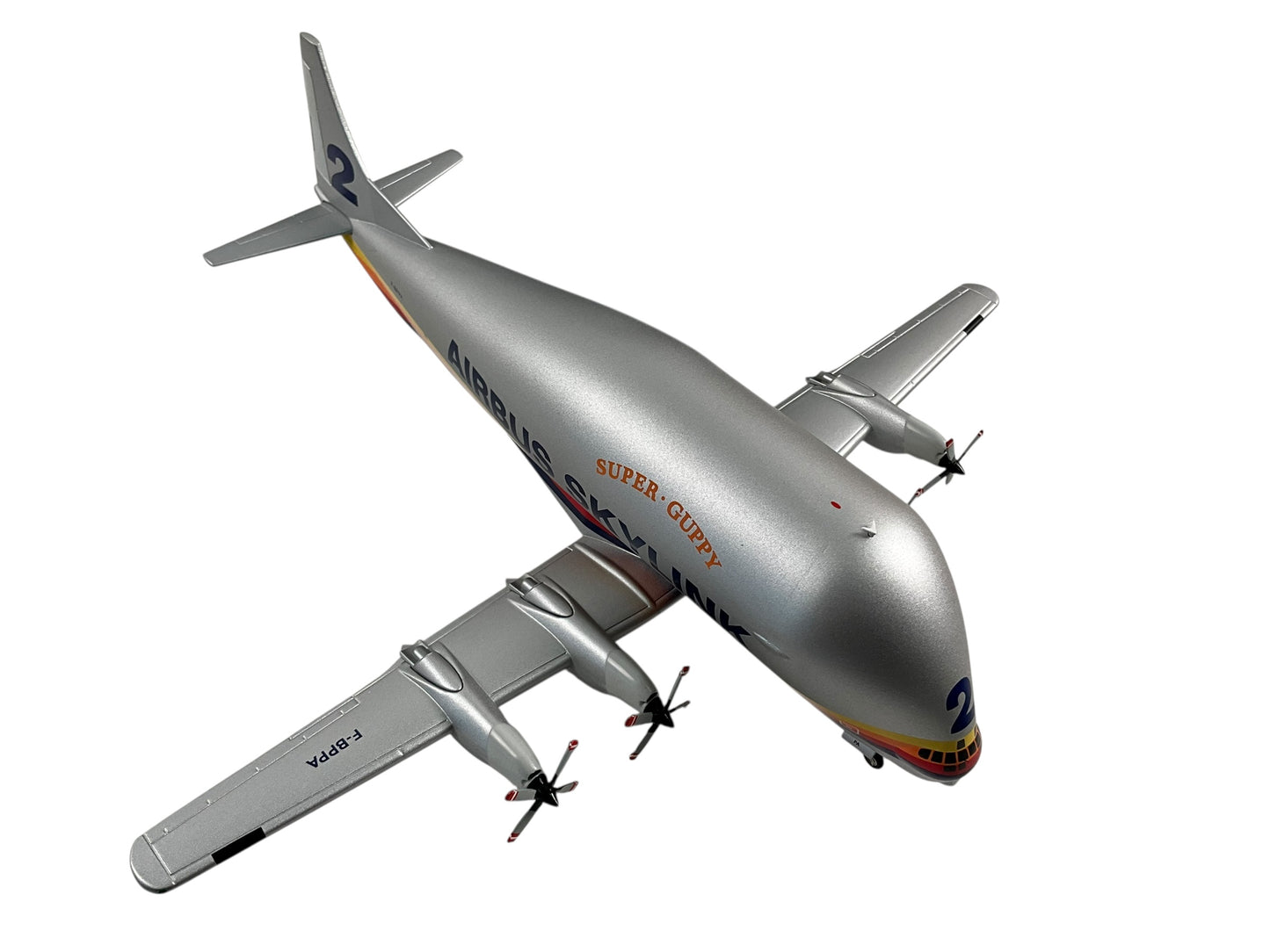 1/200 Herpa (555258) Aero Spacelines 377SGT Super Guppy Turbine (No.2/F-BPPS) Airbus SkyLink (Limited Edition)