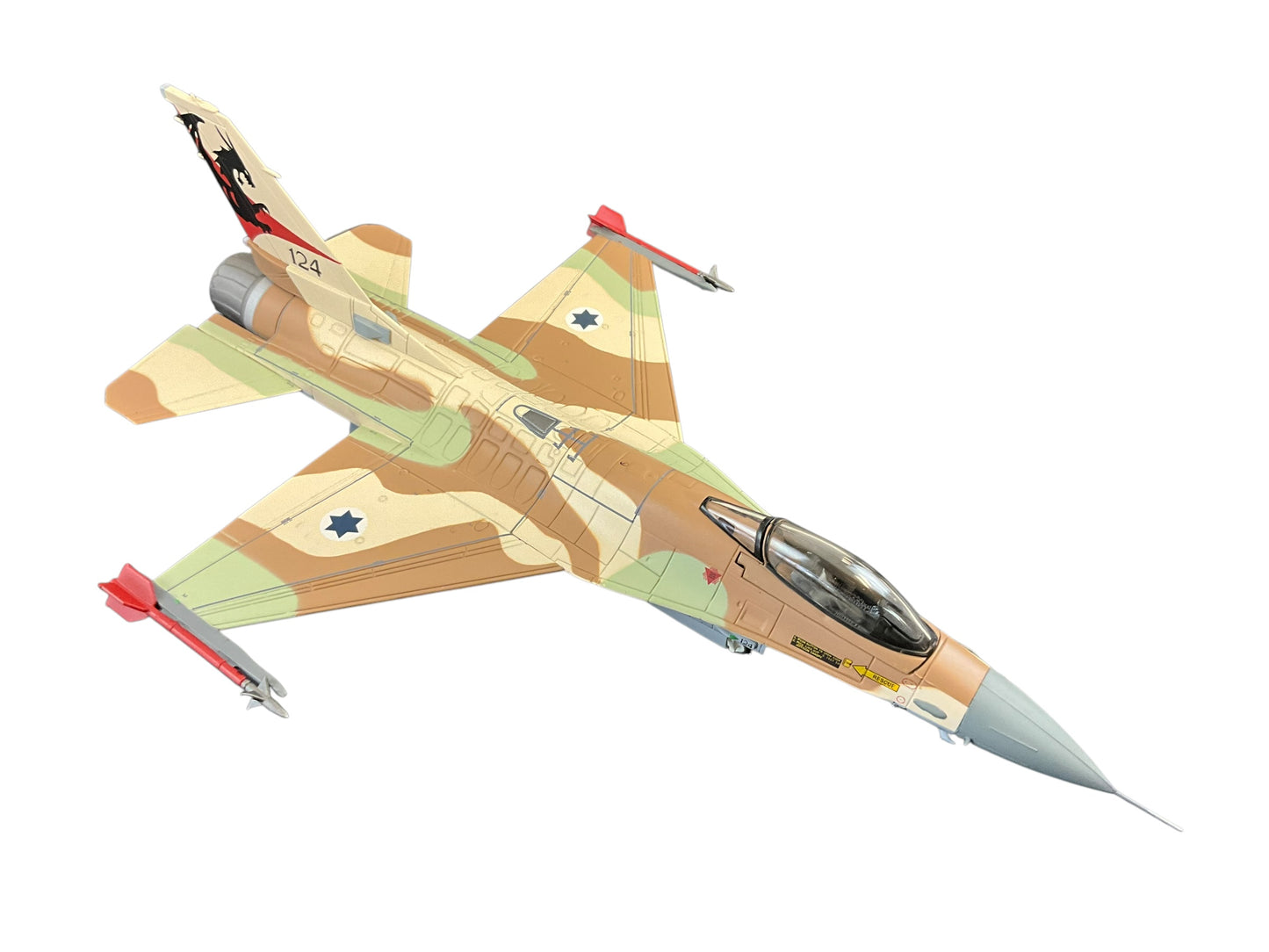 1/72 HobbyMaster (HA3825) General Dynamics F16A (Fighting Falcon) Netz (124) 115 "Flying Dragon Sqdn" I.A.F. 2012 (Limited Edition of Only 1000)