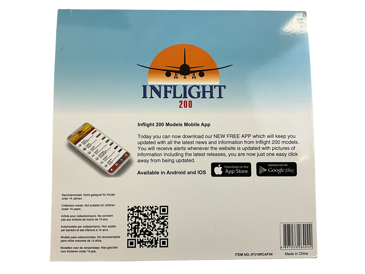 1/200 Inflight200 (IF310RCAF04) Airbus A310-304 (CC150) Polaris (15004) 437(T) "Husky" Transport Sqdn (Trenton, Ont) RCAF (Limited Edition)