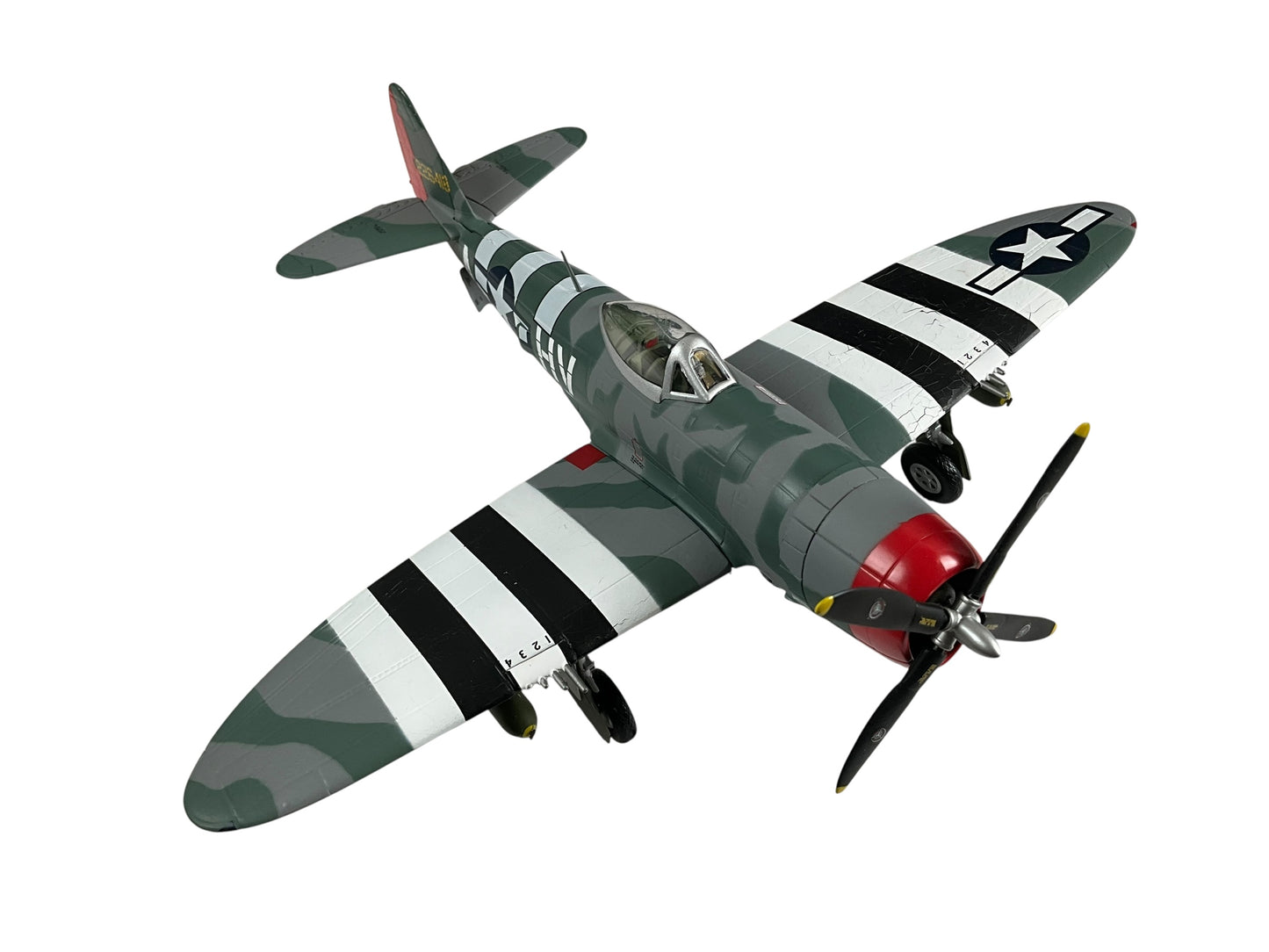 1/48 Armour/Franklin Mint (98146) Republic P47D Thunderbolt (HV+A - 226418) flown by Colonel Francis "Gabby" Gabreski WWII Fighter "ACE" 61FS, 56FG, U.S.A.A.F. (Limited Edition)