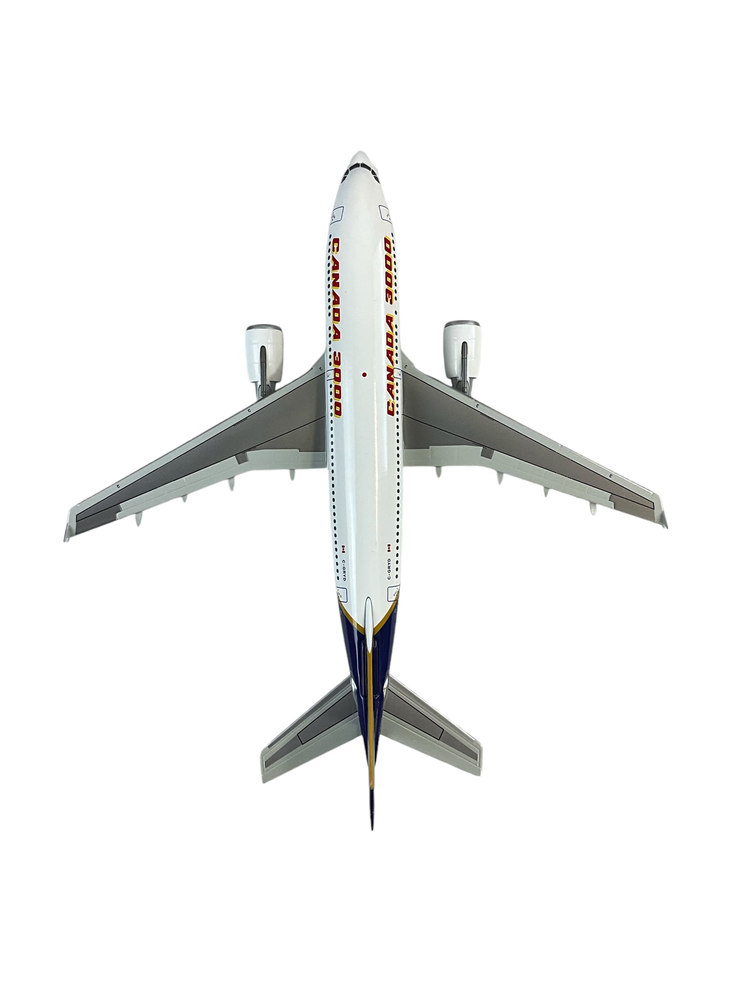 1/200 Hobbymaster (HL6004) Airbus A310-304 (C-GRYD) Transitional Livery with Royal Airlines Tail & CANADA 3000 Titles (Limited Edition)