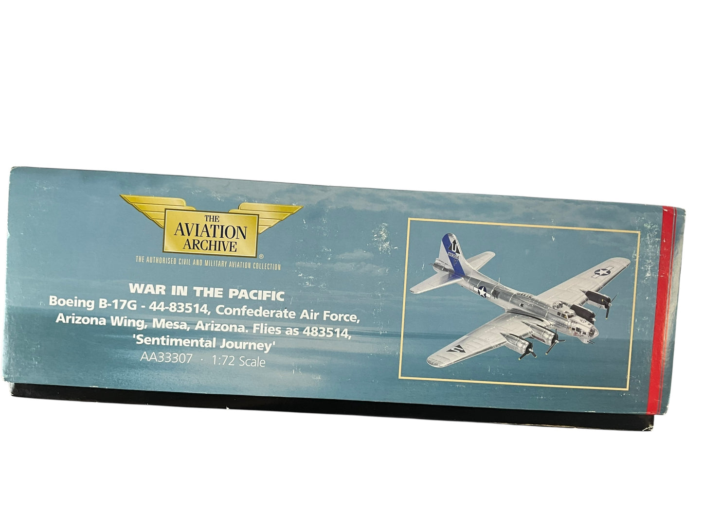 1/72 Corgi (AA33307) Boeing B17G (44-83514) "Sentimental Journey" Commemorative Air Force, Arizona Wing, Mesa, Arizona (Limited Edition #1242 of Only 1530)