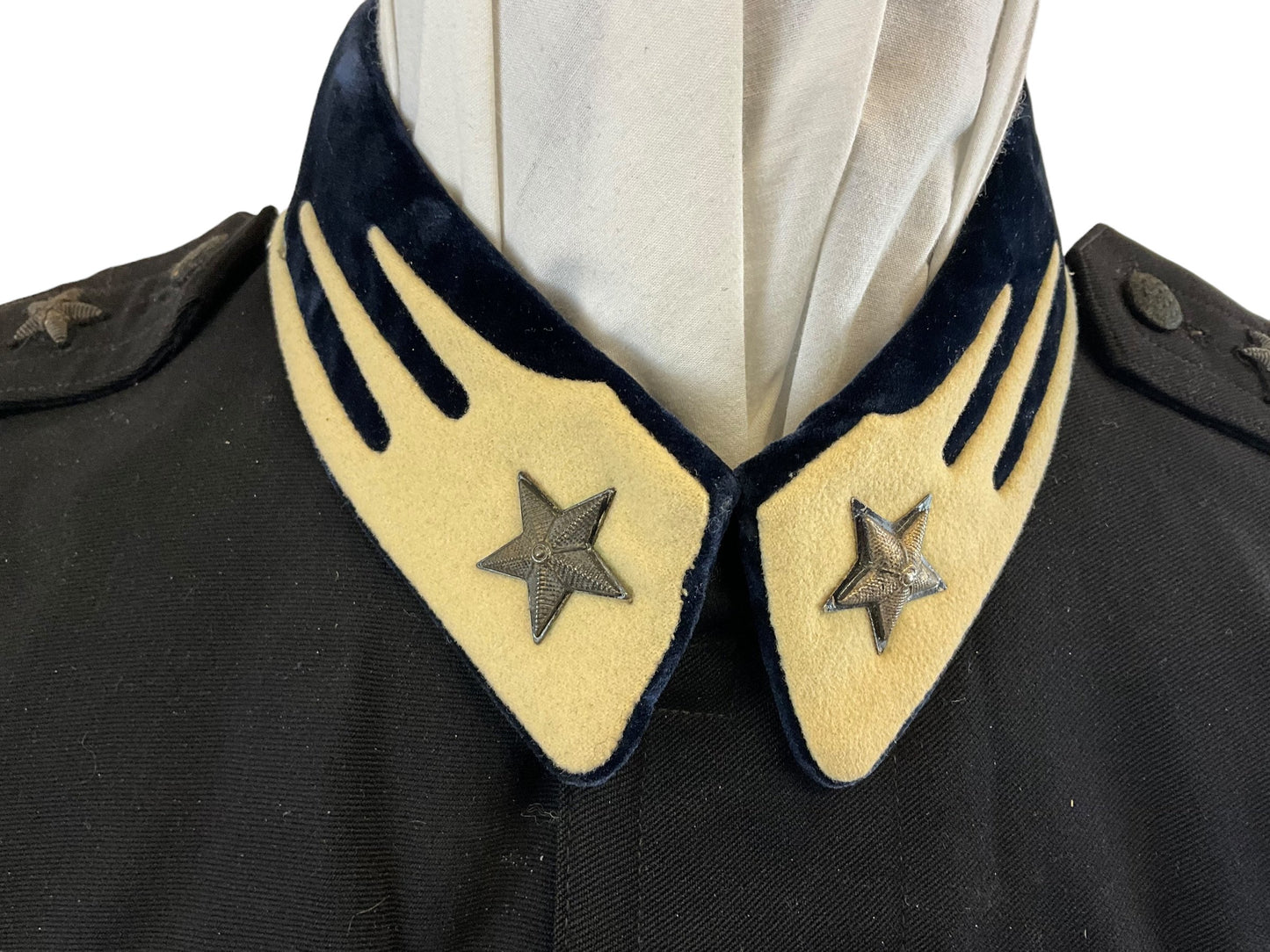 WW1 Italian Italy Black Officers Patrol Tunic Jacket with Ribbon Bar