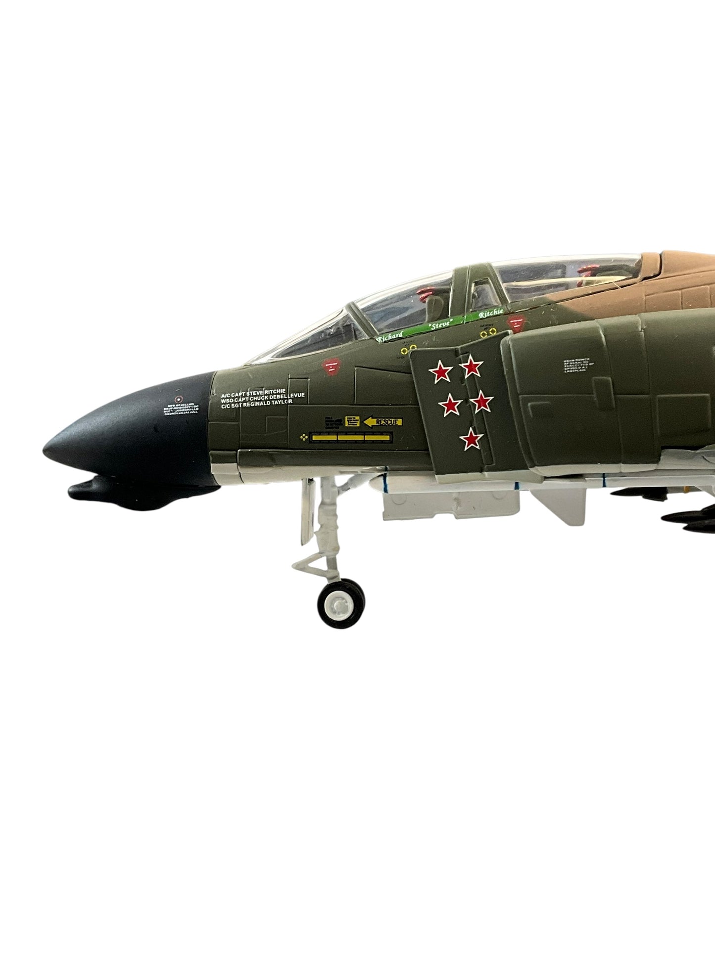 1/48 Franklin Mint/Armour (B11E387) McDonnell Douglas F4D Phantom II (67-463) flown bt Richard "Steve" Richie (5 Kills) Udorn RTAFB, Thailand, 1972, 432nd TRW, 555th TFS, U.S.A.F. Vietnam War (Limited Edition)