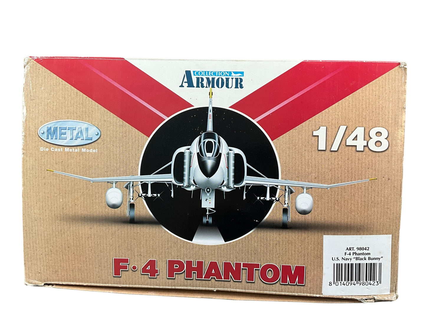 1/48 Armour/Franklin Mint (ART.98042) McDonnell Douglas F4J Phantom II (153783) "Black Bunny" VX-4 (Air Test and Evaluation Squadron Four) U.S.Navy (Limited Edition)
