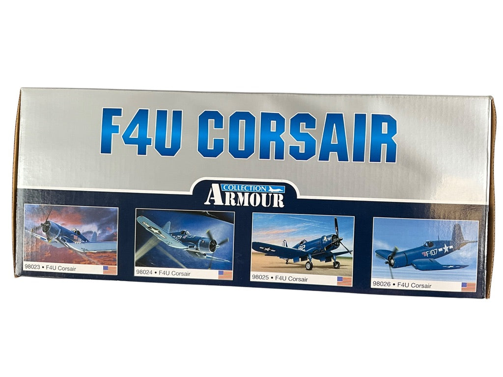 1/48 Armour/Franklin Mint (98059) Chance Vought F4U Corsair (108) flown by WWII Ace G.L.Holowell (8 Kills) VMF11 "DEVIL DOGS" U.S.M.C. (Limited Edition)