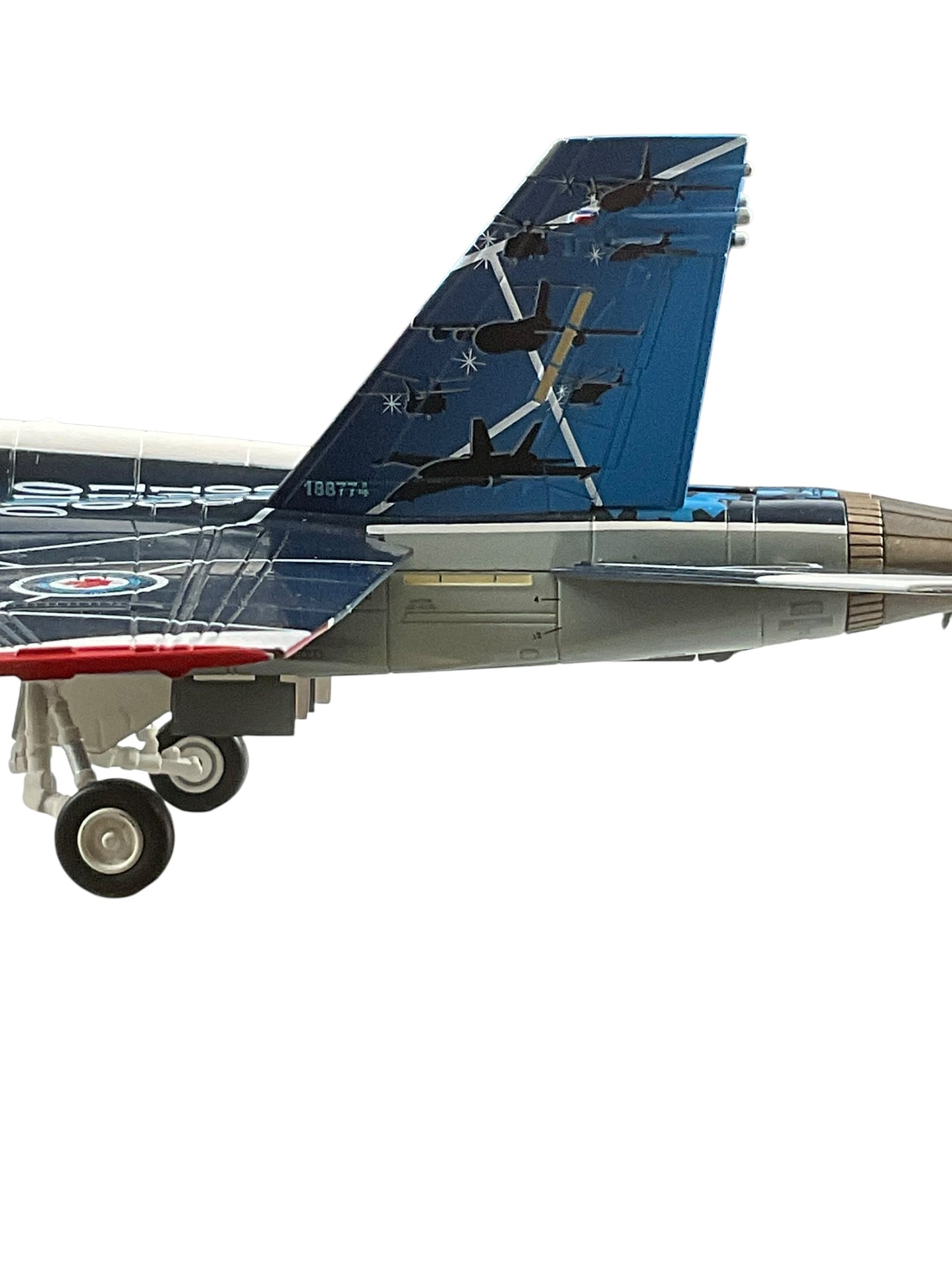 1/72 HobbyMaster (HA3589) McDonnell Douglas CF188 (F18A) Hornet (188774) "R.C.A.F. 100th Anniversary Scheme" R,C.A.F. 2024 (Limited Edition)