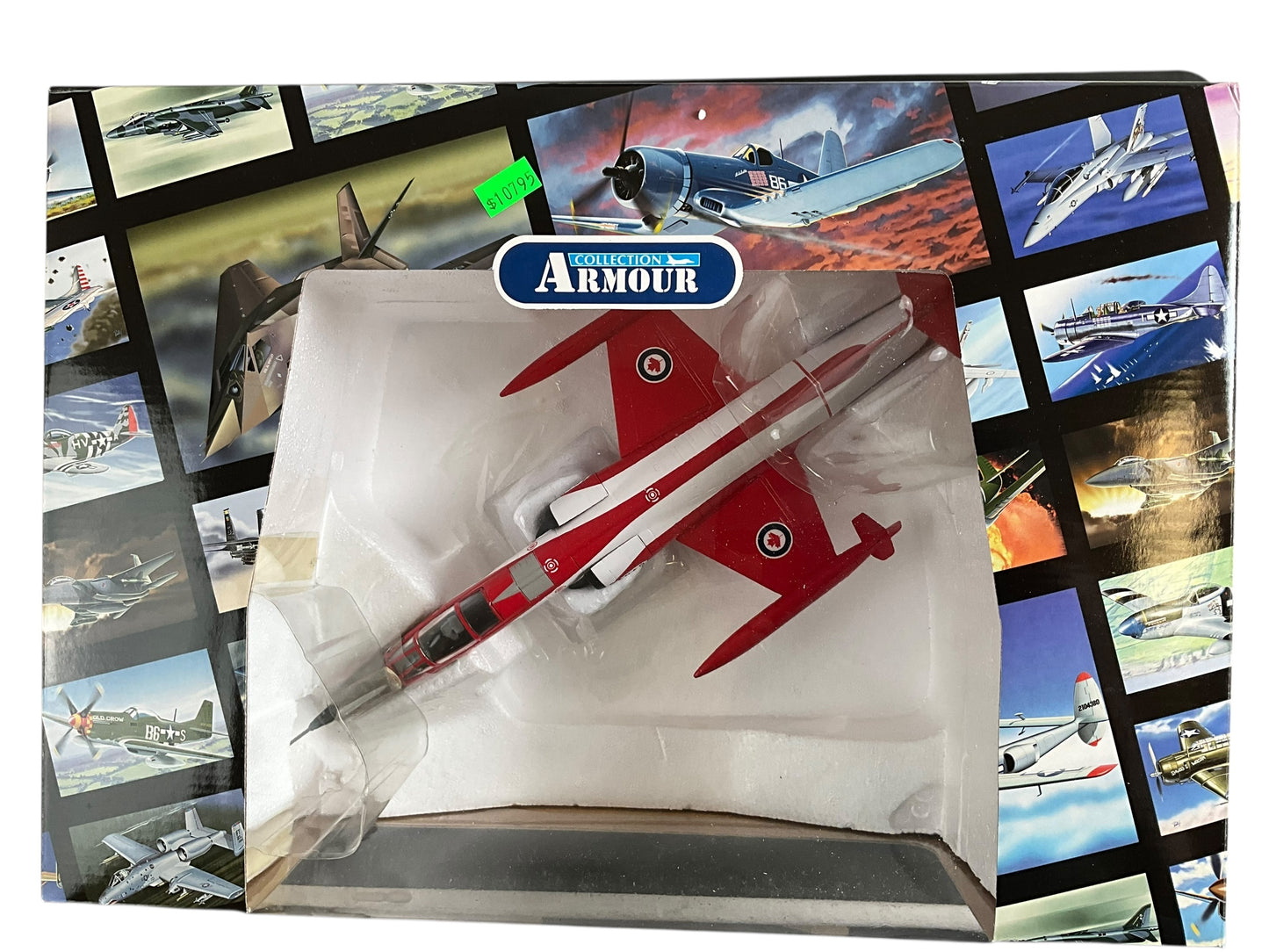 1/48 Franklin Mint/Armour (B11E090) Canadair CF104 (F104G) Starfighter (104668) 421 "Red Indian" Sqdn (Retirement Scheme) Canadian Armed Forces (Limited Edition)