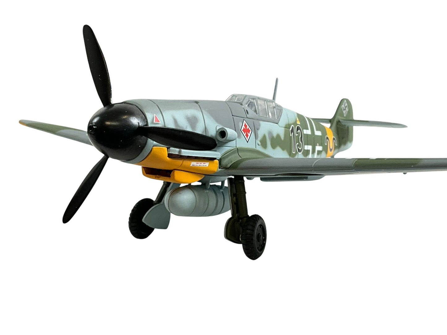 1/48 Franklin Mint/Armour (B11E215) Messerschmitt Bf109G flown by Gunther Rall "Black 13" III/JG 52, WWII Reichs Luftwaffe (Limited Edition)