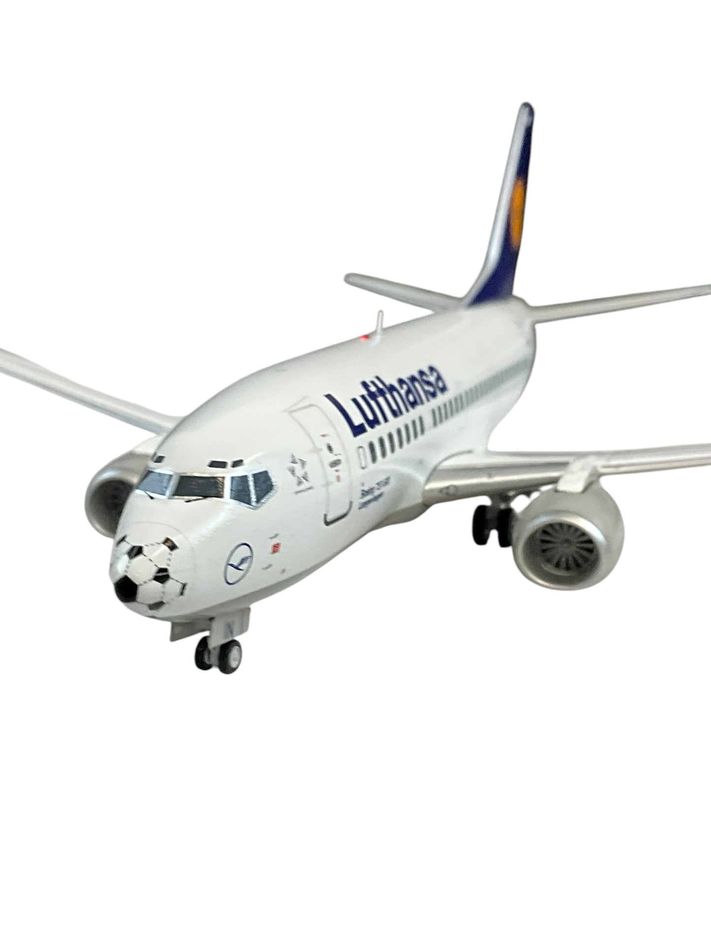 1/200 JC200 (XX2381) Boeing B737-500 (D-ABIN) "Langenhagen"- DLH 6th Livery with Football Nose - Lufthansa (Limited Edition)