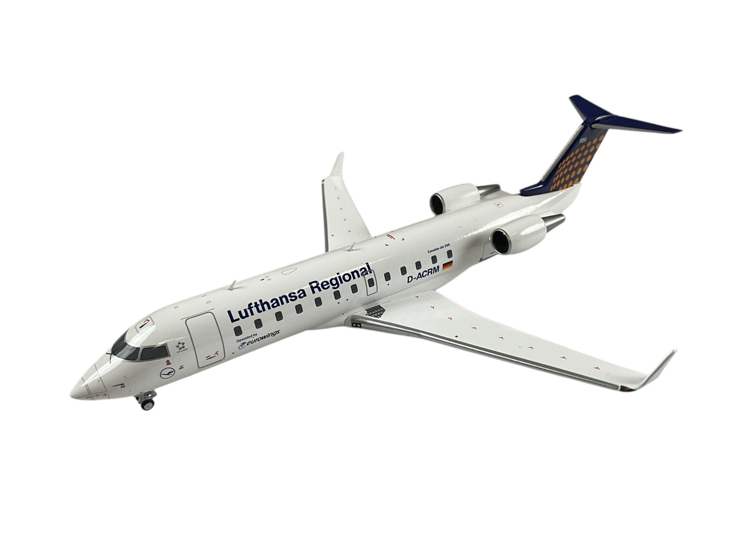 1/200 HYJL Wings Bombardier CRJ200 (D-ACRM) EuroWings for Lufthansa Regional (Limited Edition of Only 80)