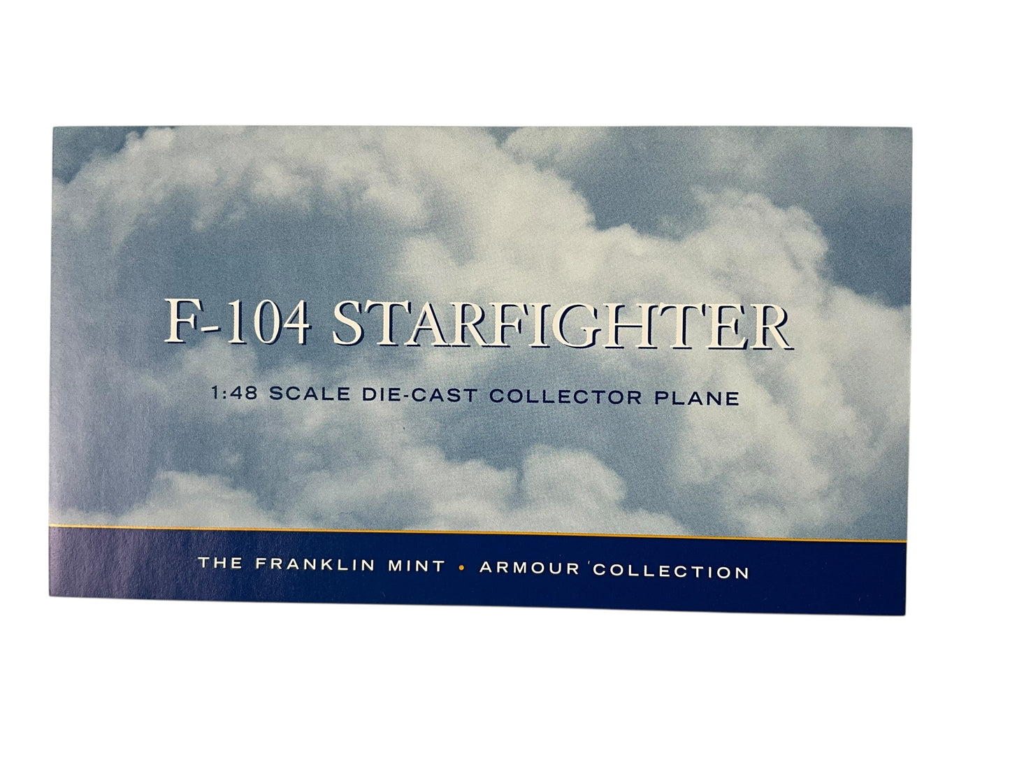 1/48 Franklin Mint/Armour (B11E193) Canadair CF104`(F104G) Starfighter (104880) 441 "Silver Fox" Sqdn Disbandment Scheme Canadian Armed Forces (Limited Edition)