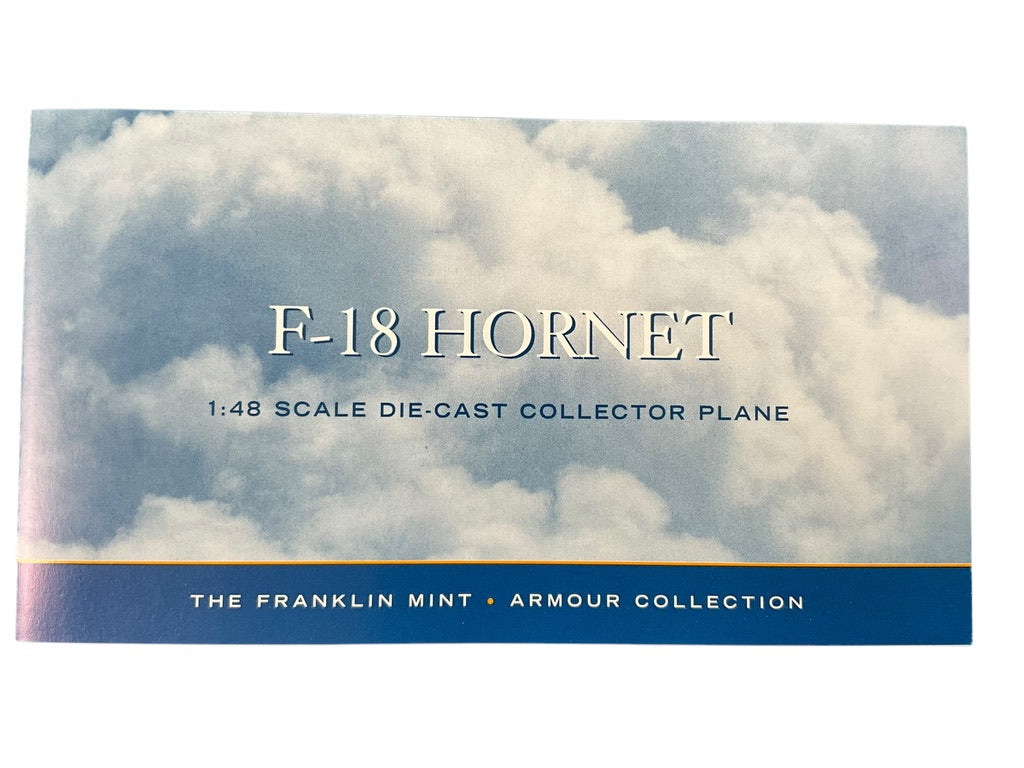 1/48 Franklin Mint/Armor (B11B769) McDonnell Douglas CF188 Hornet (188762) 410 "cougars" Sqdn Canadian Armed Forces (Limited Edition)