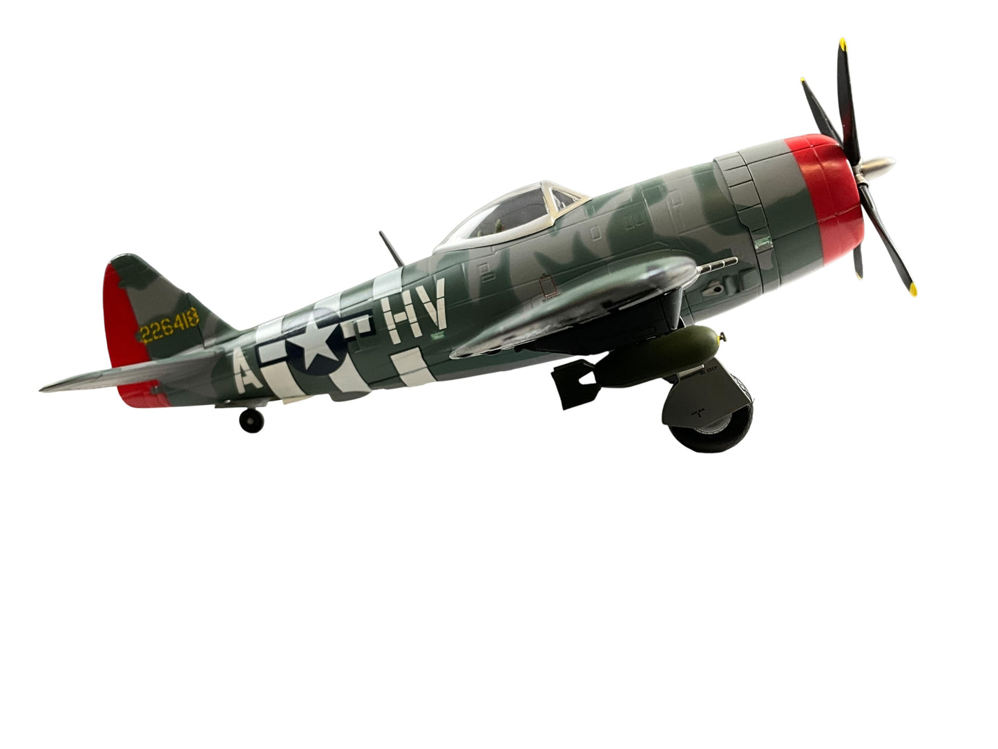 1/48 Armour/Franklin Mint (98146) Republic P47D Thunderbolt (HV+A - 226418) flown by Colonel Francis "Gabby" Gabreski WWII Fighter "ACE" 61FS, 56FG, U.S.A.A.F. (Limited Edition)