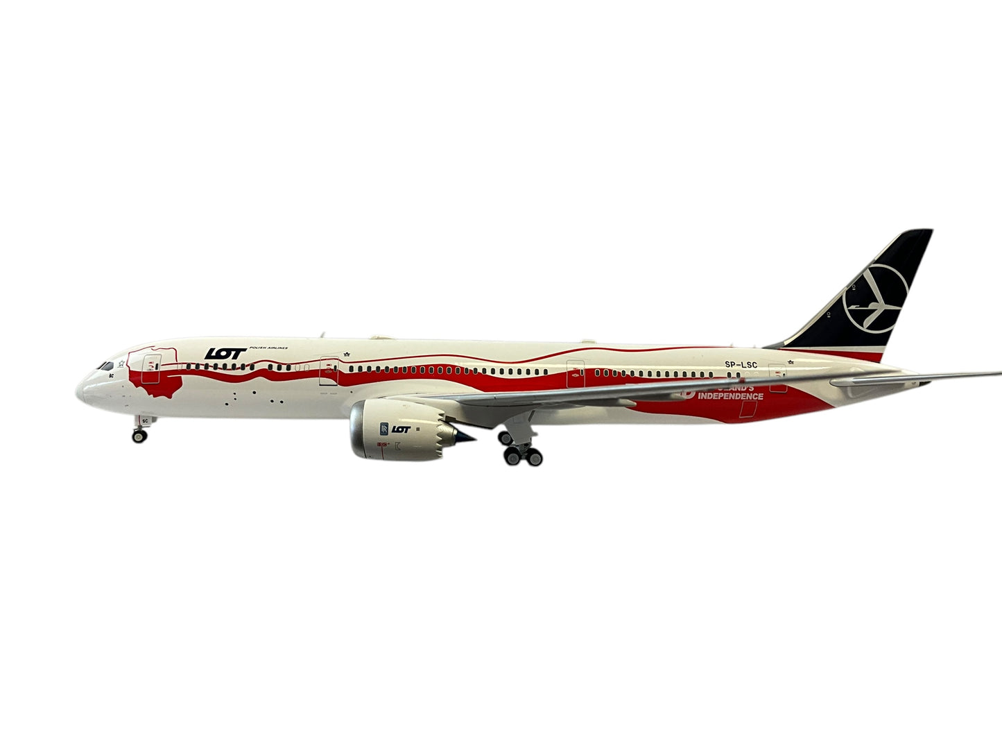 1/200 INFLIGHT200 BOEING B787-9 LOT POLISH AIRLINES PROUD of POLAND'S INDEPENDENCE