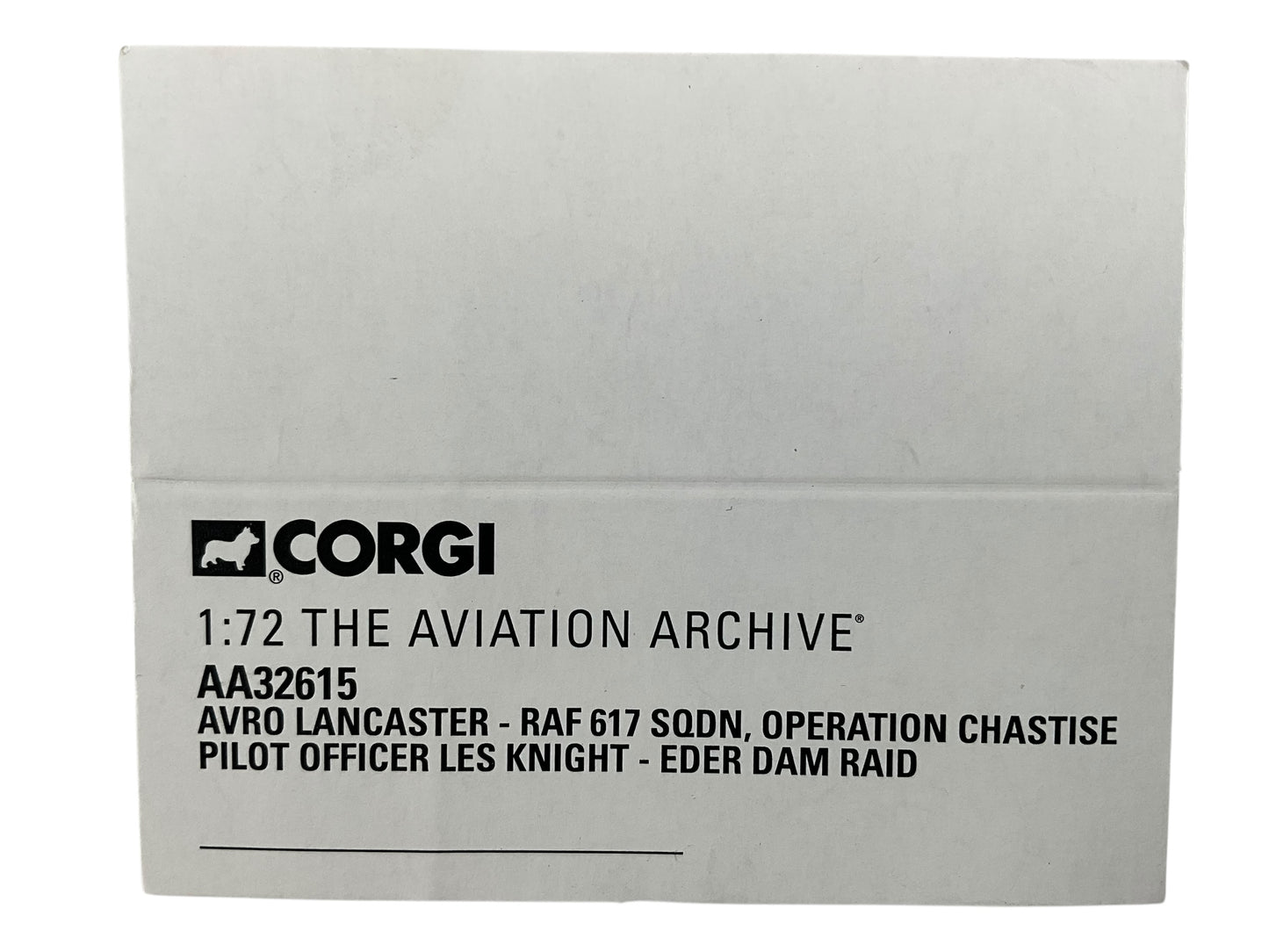 1/72 Corgi (AA32615) Avro Lancaster (ED912 / AJ+N) Flown by P/O Les Knight "Operation Chastise" Eder Dam Raid 617 Sqdn R.A.F. (Limited Edition #1063 of ONLY 1501)