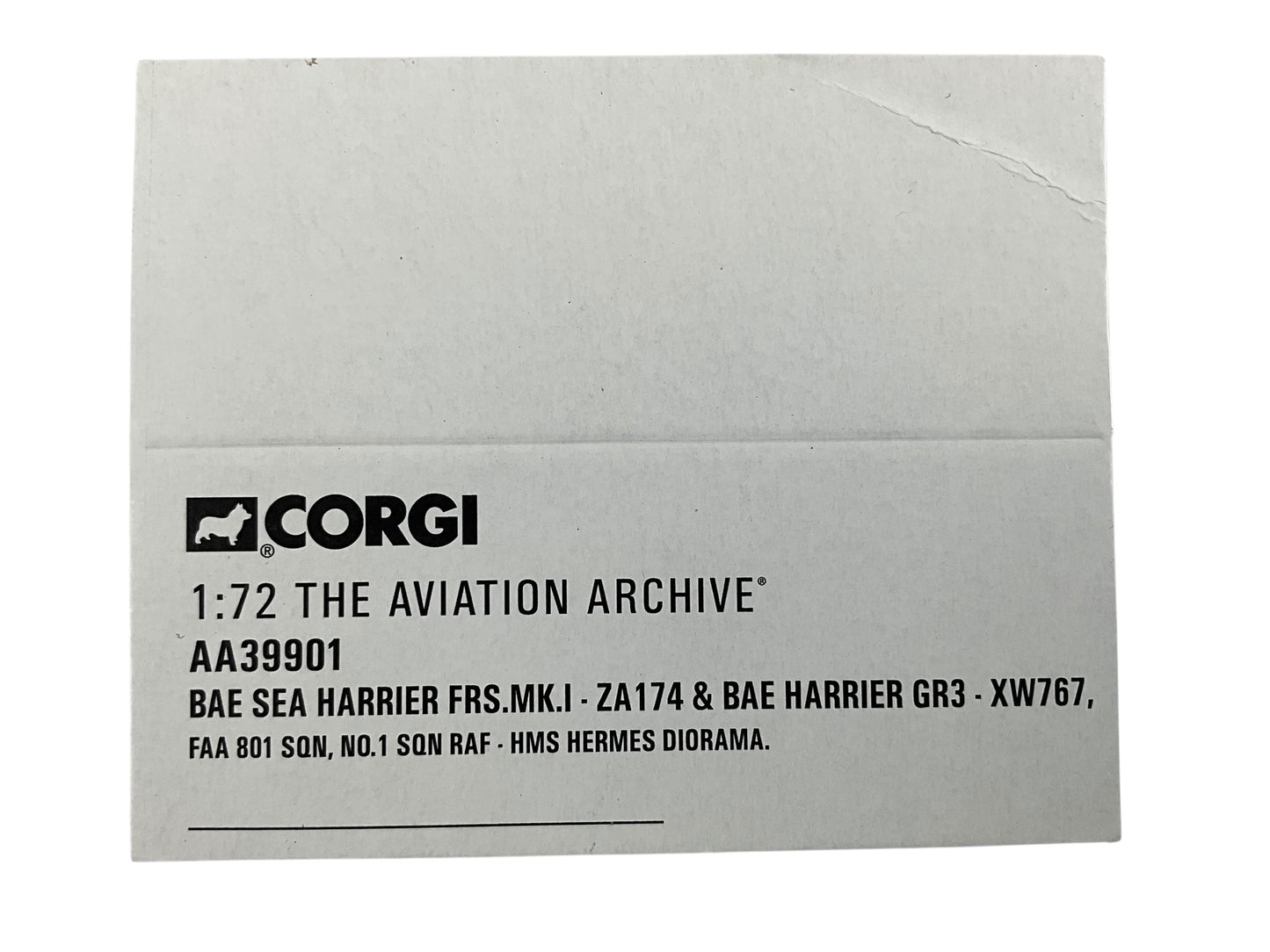 1/72 Corgi (AA39901) B.A.E. Sea Harrier FRS.Mk1 (ZA174) FAA 801 & Harrier GR3 (XW767) No.1 Sqn RAF HMS Hermes Diorama (Limited Edition #1331 of ONLY 1460)