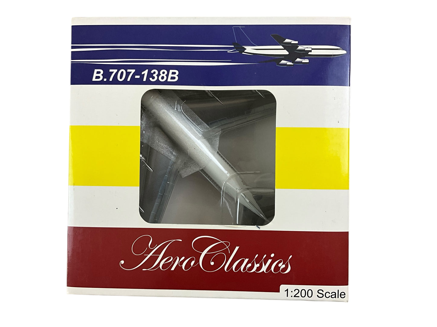 1/200 AeroClassics (WE-PWA-0117) Boeing B707-138BN (C-FPWV) - PWA !st Livery - Pacific Western Airlines (Limited Edition)