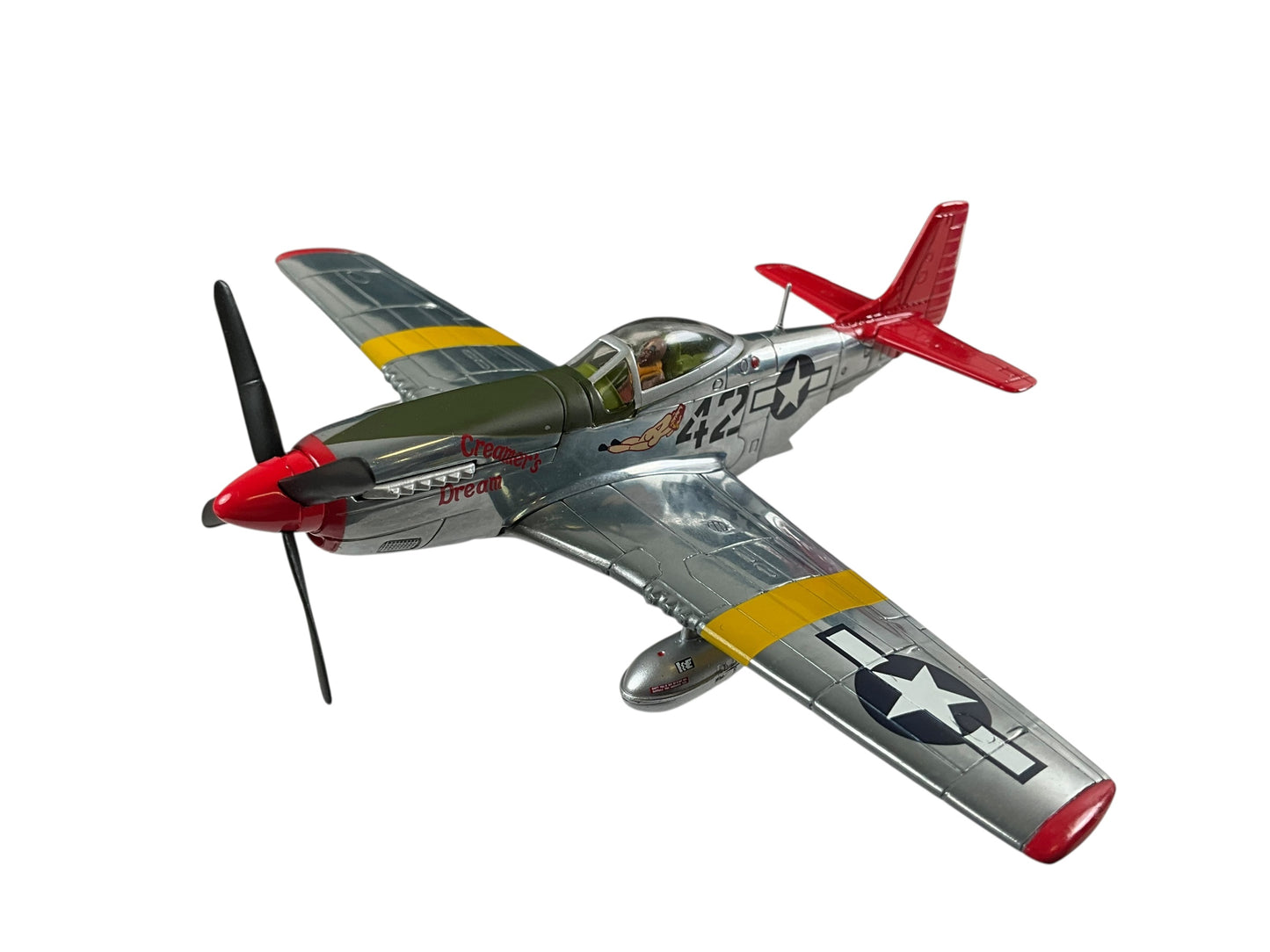 1/72 Corgi (US32215) North American P51D (Serial Unknown) "Creamer's Dream" flown by Lt. Charles White 301st FS/332nd FG "Tuskegee Airmen" Italy 1945 (Limited Edition #1674 of ONLY 2100)