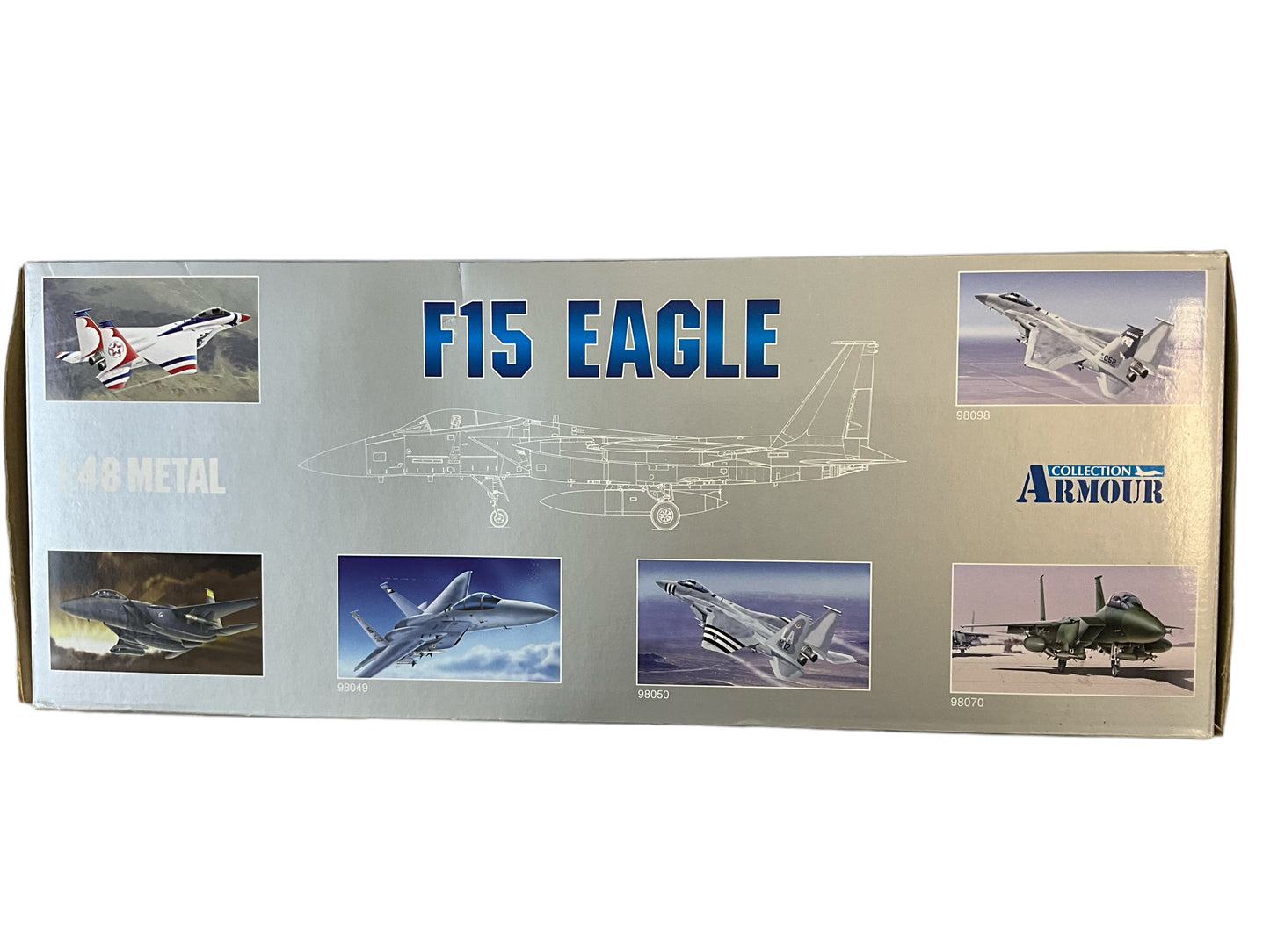 1/48 Armour/Franklin Mint (98049) McDonnell Douglas F15C Eagle (LN AF84-014) - Low Vis 2-Tone Gray Livery - 493rd FS - Grim Reapers - U.S.A.F. Europe (Limited Edition)