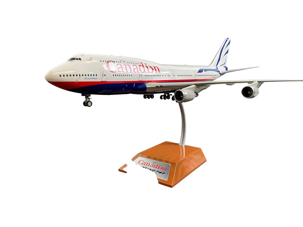 1/200 Inflight200 (IF7440717) Boeing B747-475 (C-GMWW) "Maxwell W. Ward" 2nd C.A.I. - Landor "Proud Wings" Livery - Canadian Airlines International (Limited Edition)