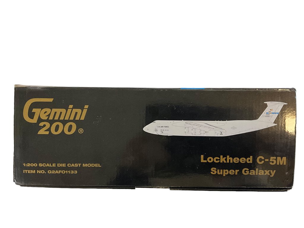 1/200 Gemini200 (G2AFO1133) Lockheed C5M Super Galaxy (90024) LoVis Gry Camoflage Dover A.F.B. - U.S.A.F. (Limited Edition)
