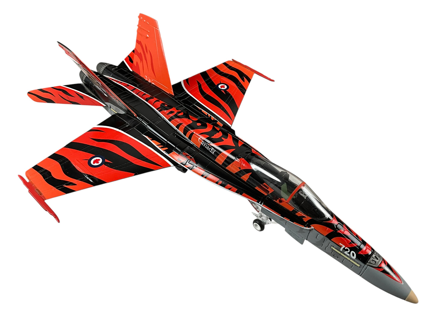 1/48 FRANKIN-MINT (B11E632) McDONNELL-DOUGLAS CF188 HORNET (188720) - 2003 Tiger Meet of the Americas - C.F.B Cold Lake, Alberta - 410 Cougar Sqdn - CANADIAN ARMED FORCES (LIMITED EDITION of ONLY 400)