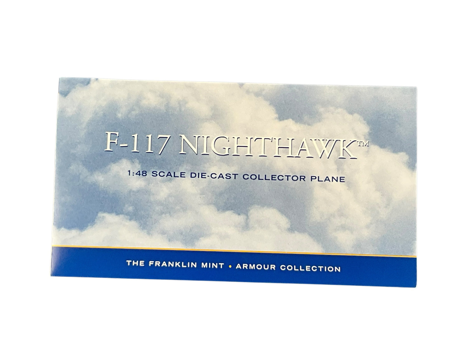1/48 Franklin Mint (B11F023) Lockheed F117 Nighthawk (Stealth) "CUSTOM Hawk" Livery U.S.A.F. (Limited Edition)