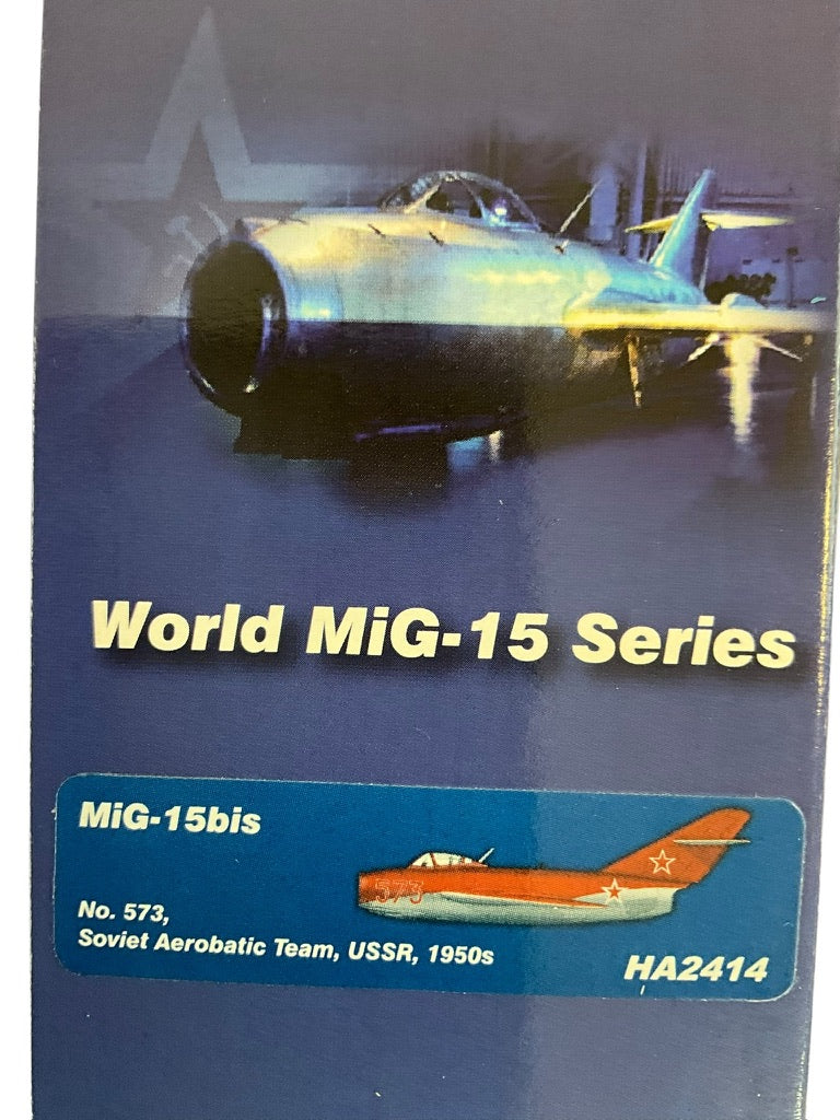1/72 HobbyMaster (HA2414) MiG15bis "Fagot" (Red-573) "Red Falcons" Soviet Aerobatic Team, U.S.S.R. 1950s (Limited Edition of Only 500)