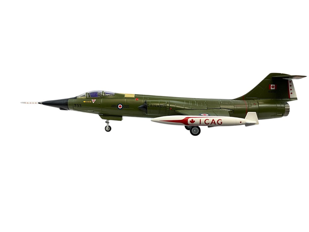 1/72 Hobbymaster (HA1065) Canadair (Lockheed) CF104 Starfighter (104733) #1 Canada Air Group - West Germany - Canadian Armed Forces 1976 (Limited Edition)