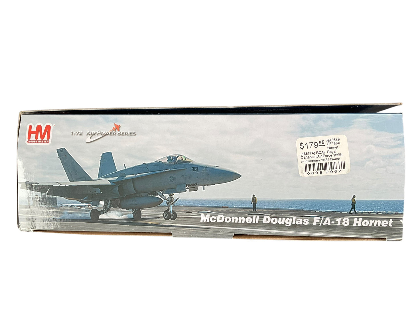 1/72 HobbyMaster (HA3589) McDonnell Douglas CF188 (F18A) Hornet (188774) "R.C.A.F. 100th Anniversary Scheme" R,C.A.F. 2024 (Limited Edition)