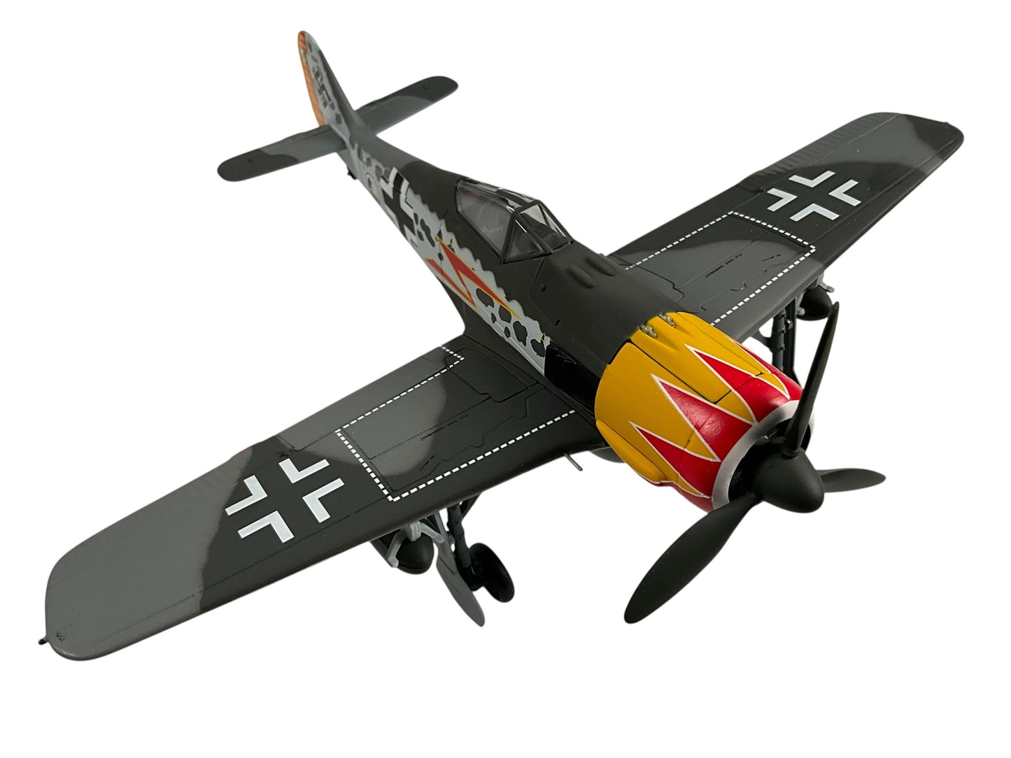 1/48 Armour/Franklin Mint (ART.98030/B11B223) Focke Wulf FW190-A5/U7 flown by WWII Ace Maj. Herman Graf (212 Kills) III./JG 52 Deutsch Reich Luftwaffe (Limited Edition)