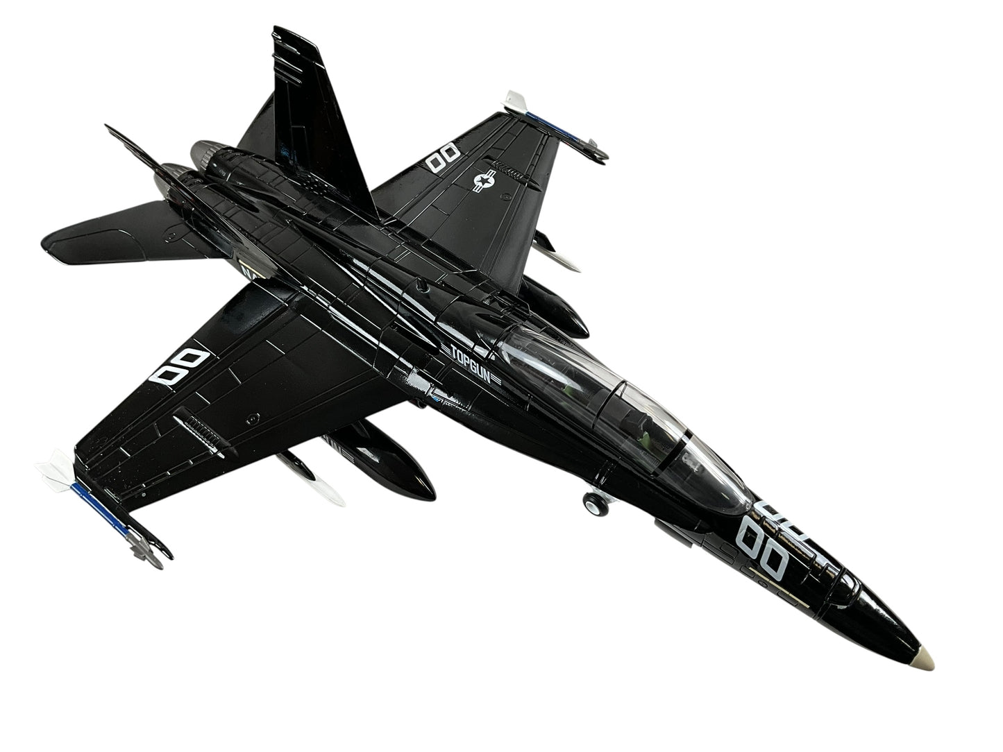 1/48 Armour/Franklin Mint (ART.98073) McDonnell Douglas (00) F18B Hornet "Top Gun" Black Livery, U.S.Navy (Limited Edition)